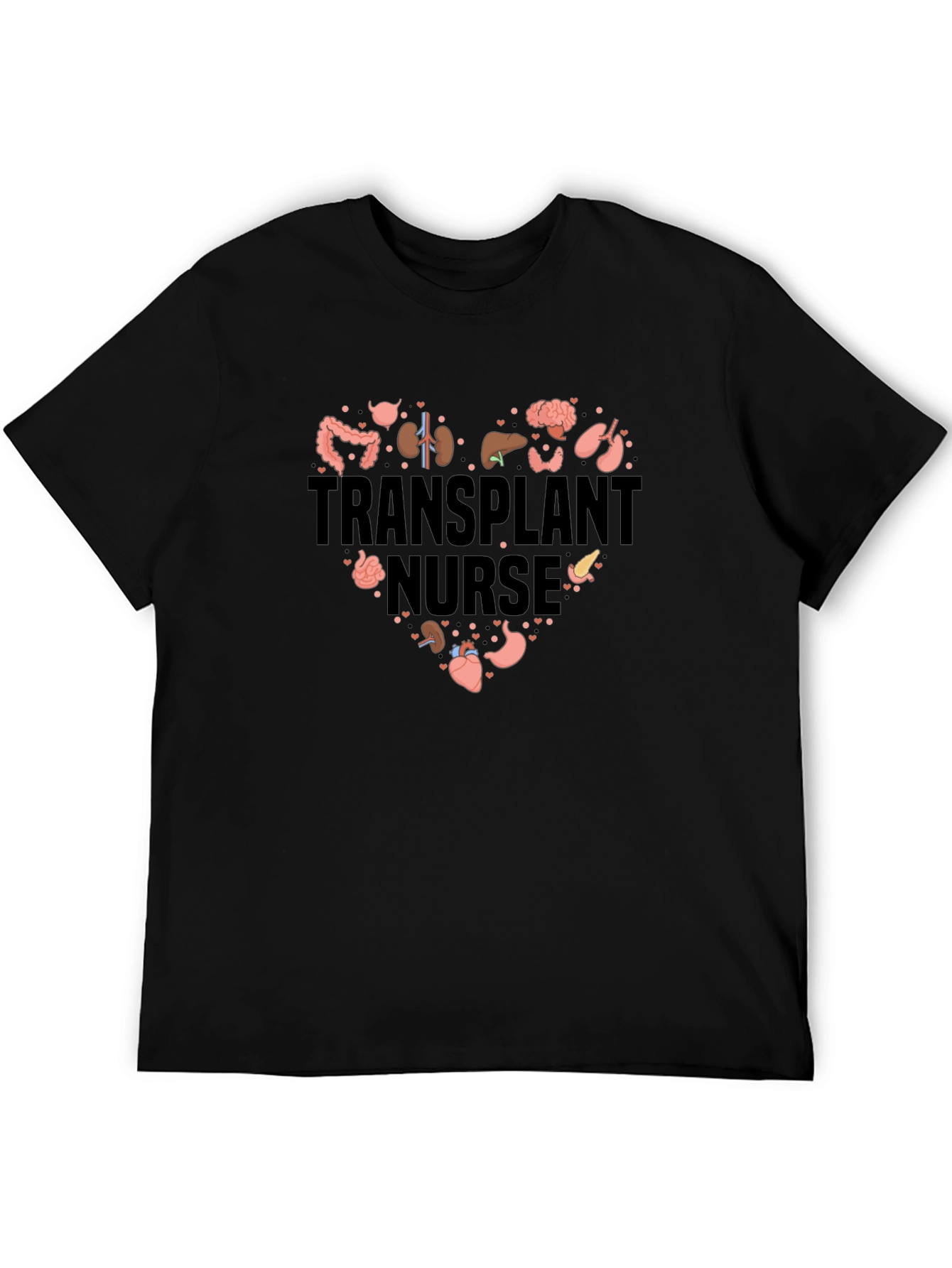 Transplant Nurse Heart T-Shirt
