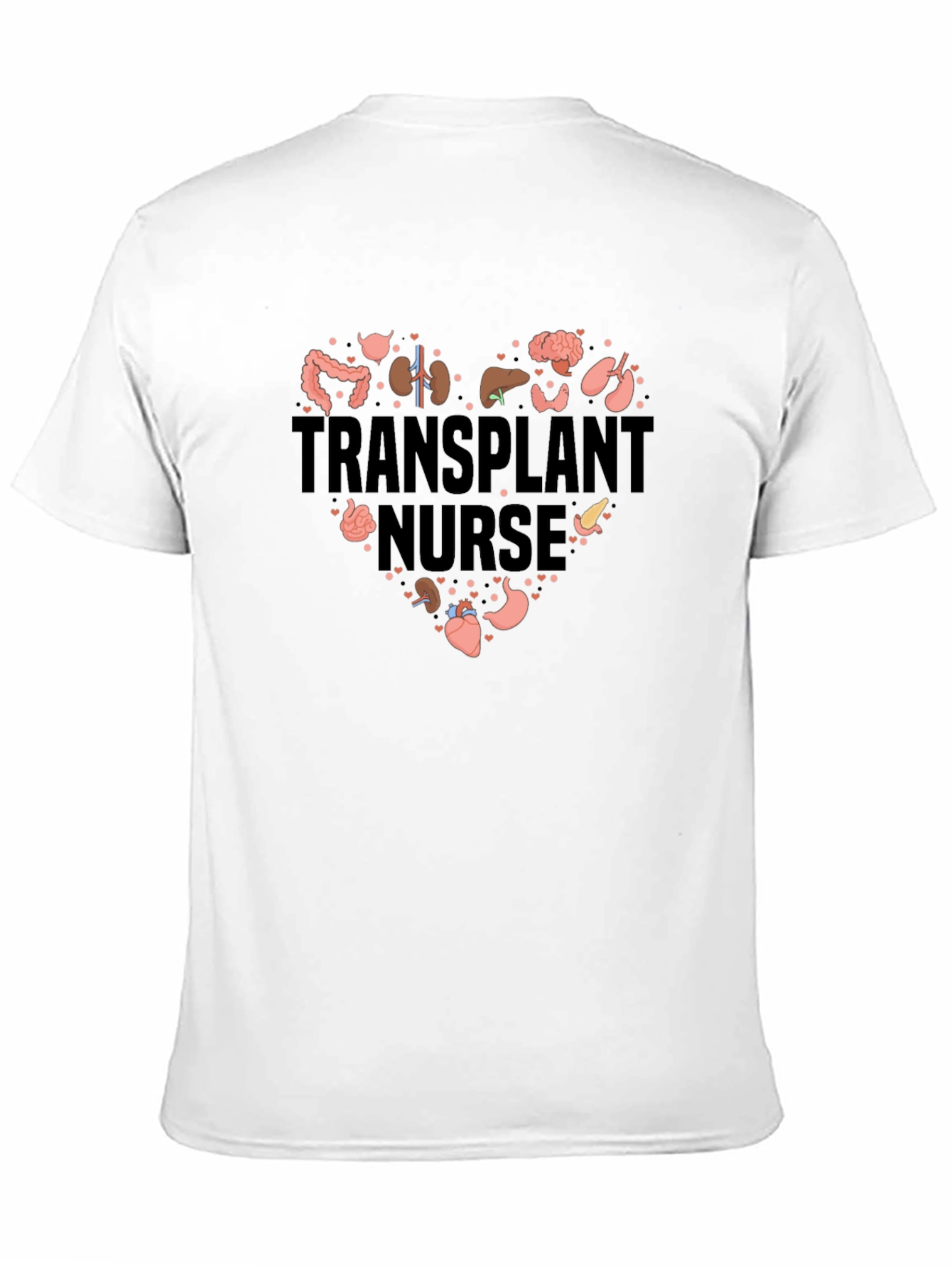 Transplant Nurse Heart T-Shirt