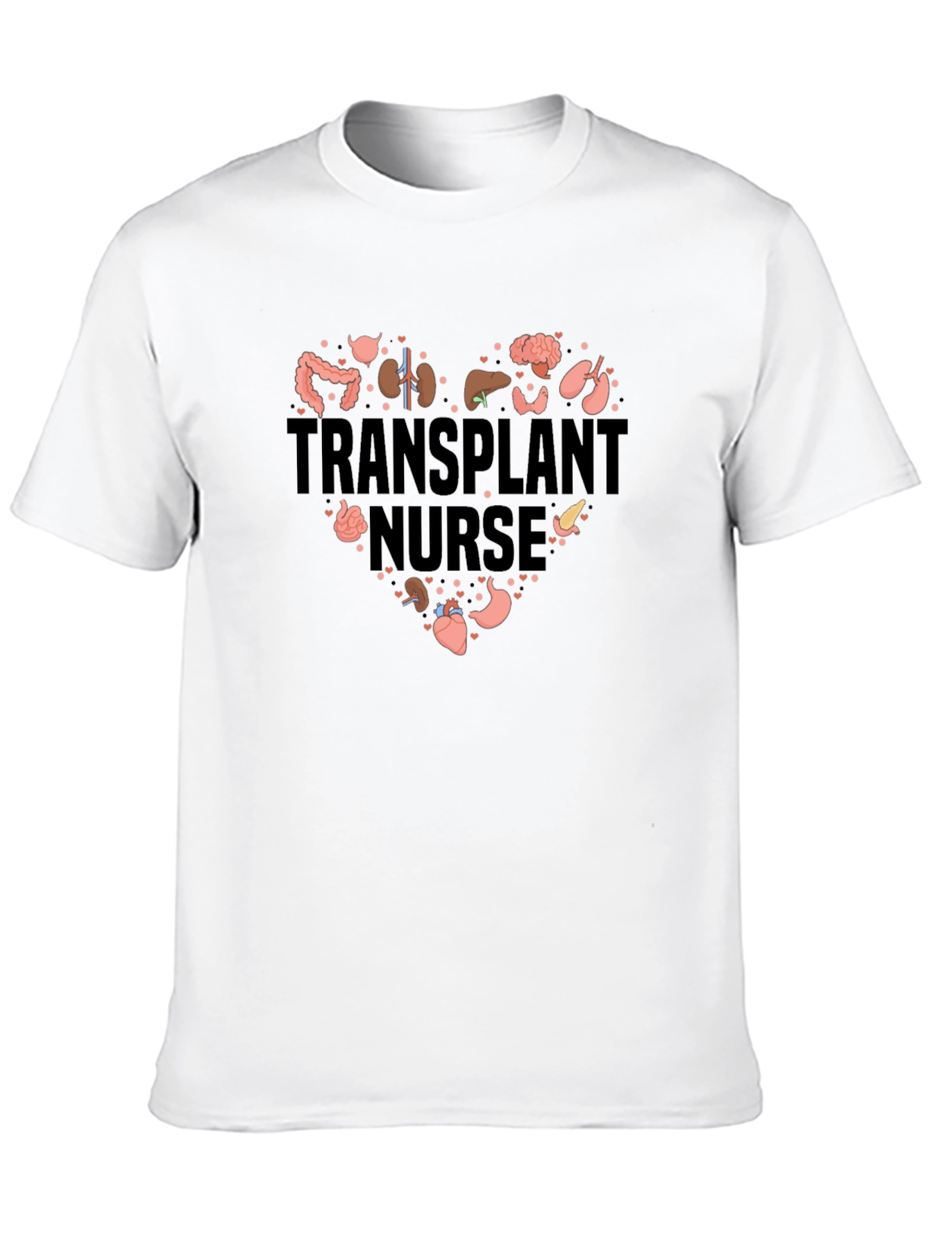 Transplant Nurse Heart T-Shirt