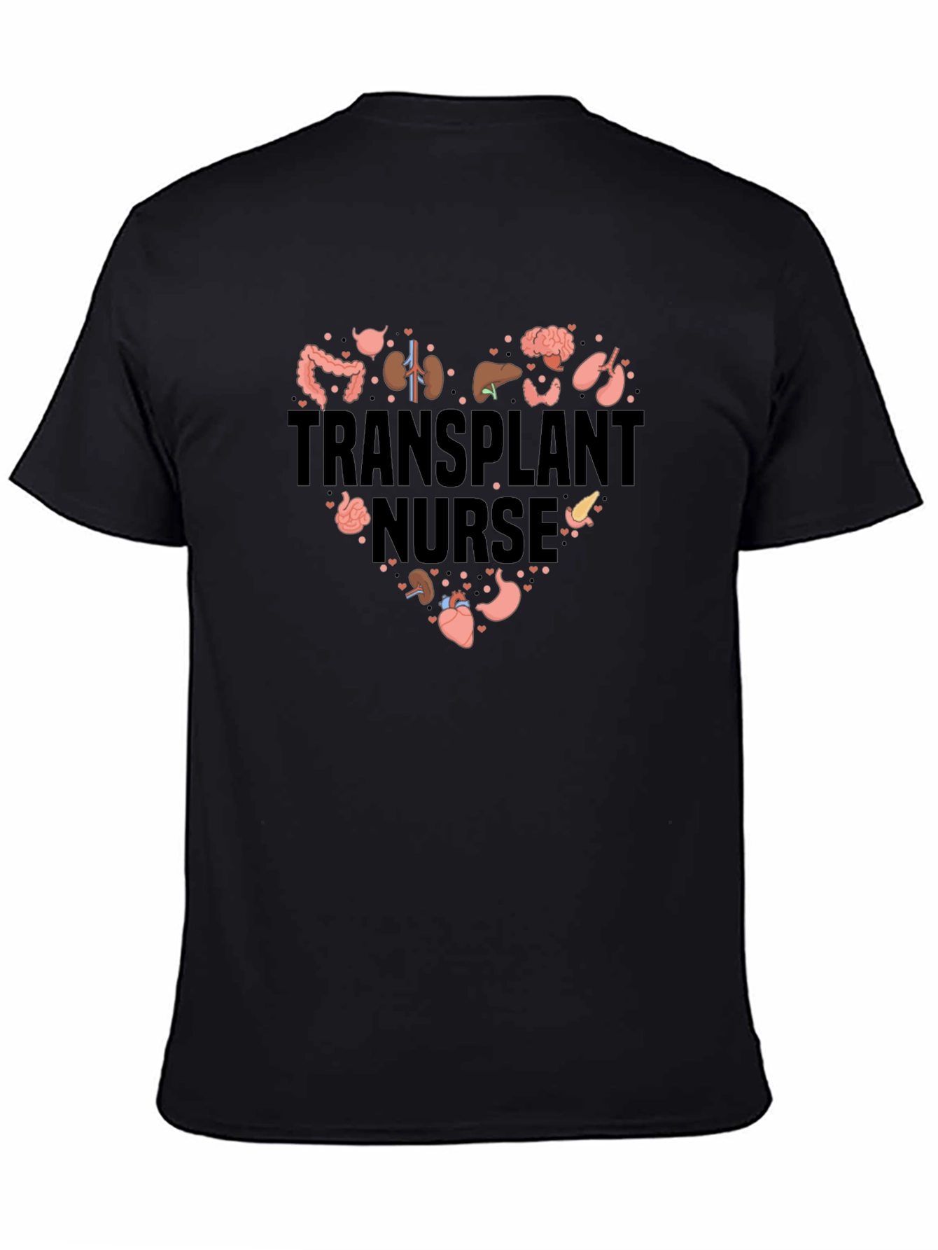 Transplant Nurse Heart T-Shirt