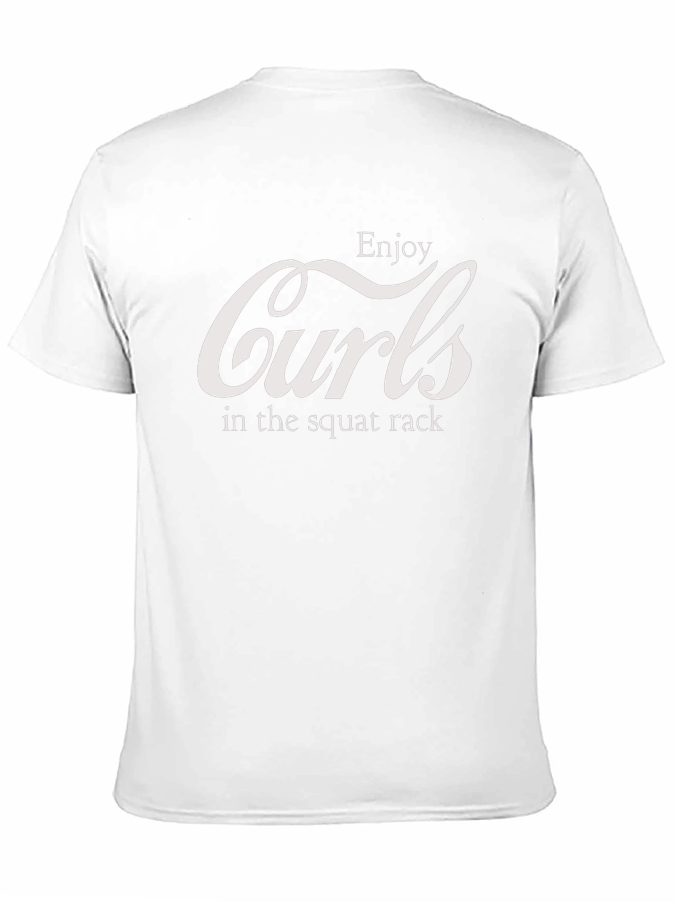 Enjoy Curls in The Squat Rack T-Shirt