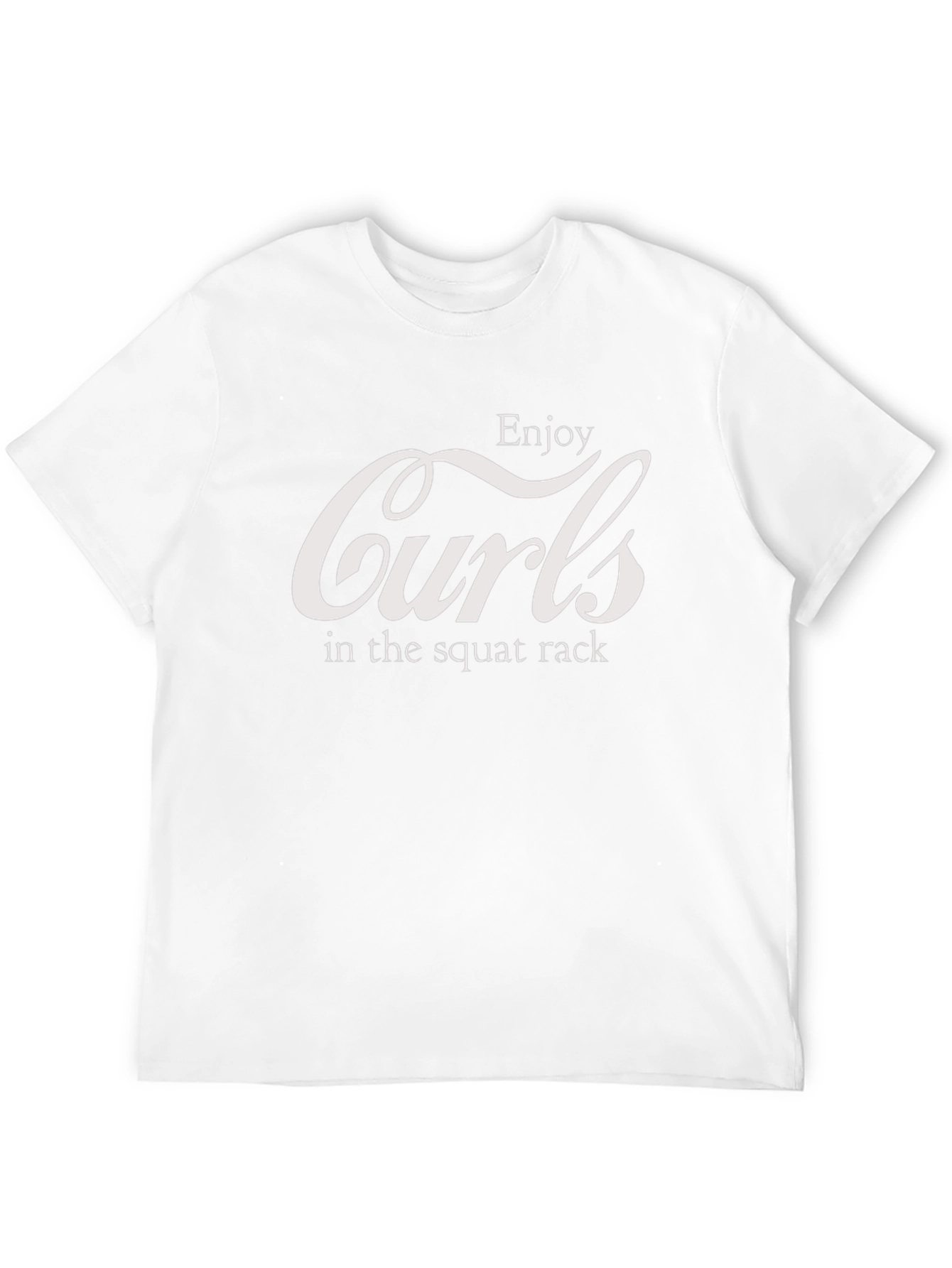Enjoy Curls in The Squat Rack T-Shirt