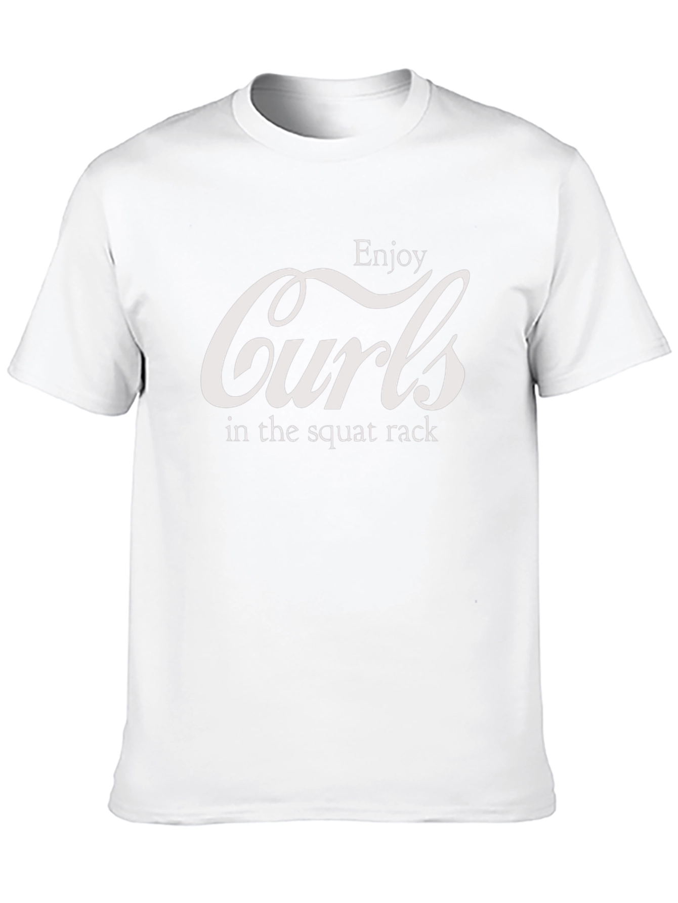 Enjoy Curls in The Squat Rack T-Shirt