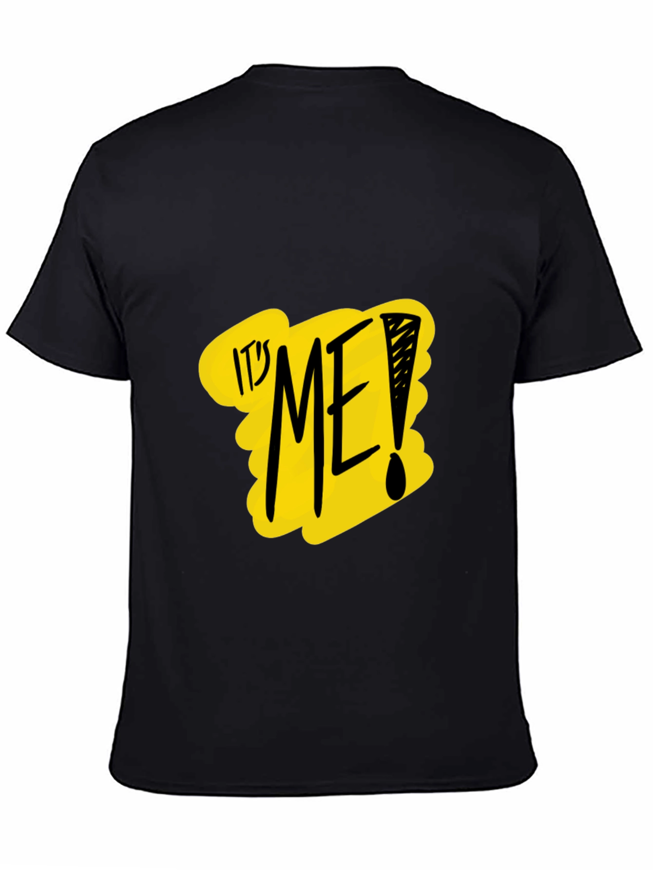 Its Me! Graphic Tee - Black Crew Neck