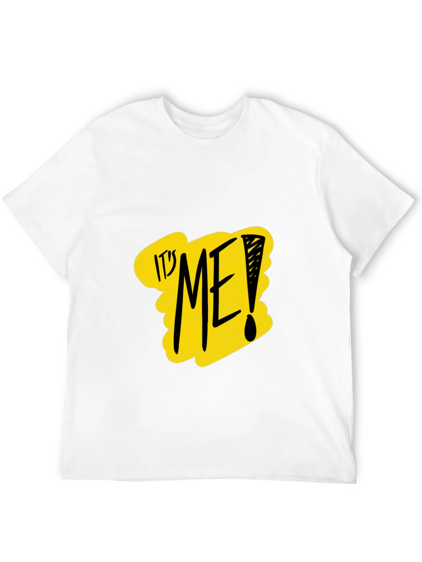 Its Me! Graphic Tee - Black Crew Neck