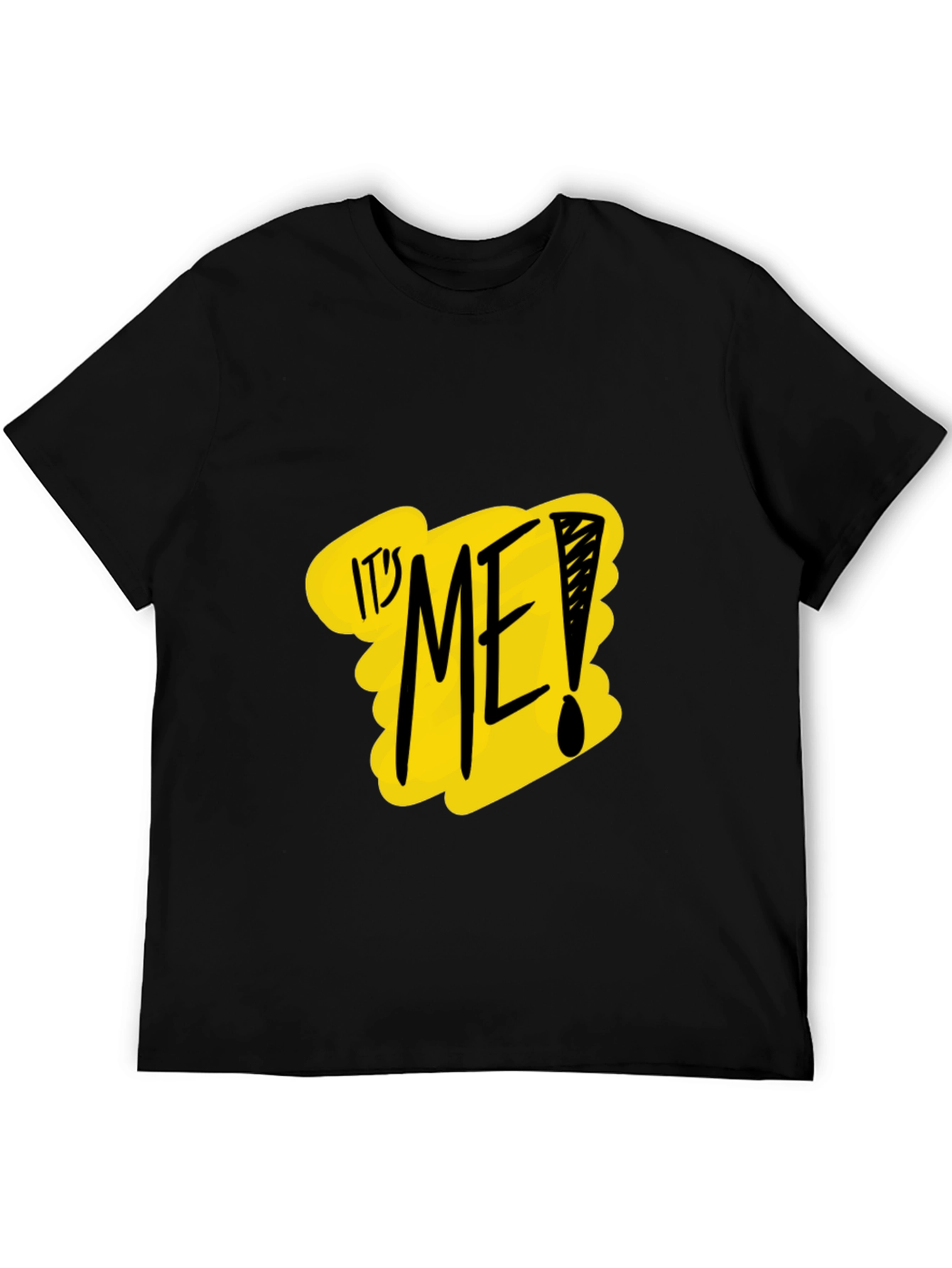 Its Me! Graphic Tee - Black Crew Neck