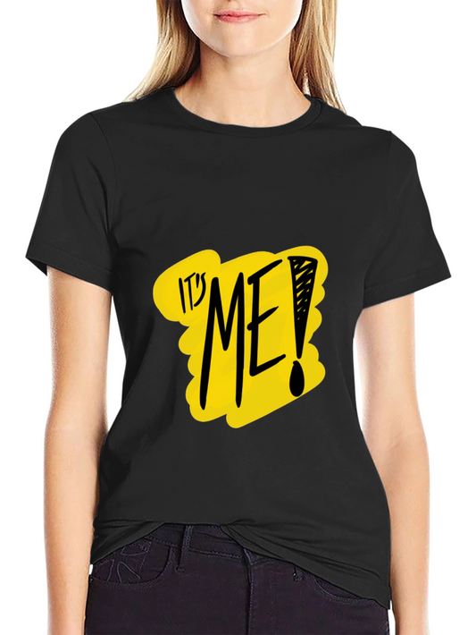 Its Me! Graphic Tee - Black Crew Neck