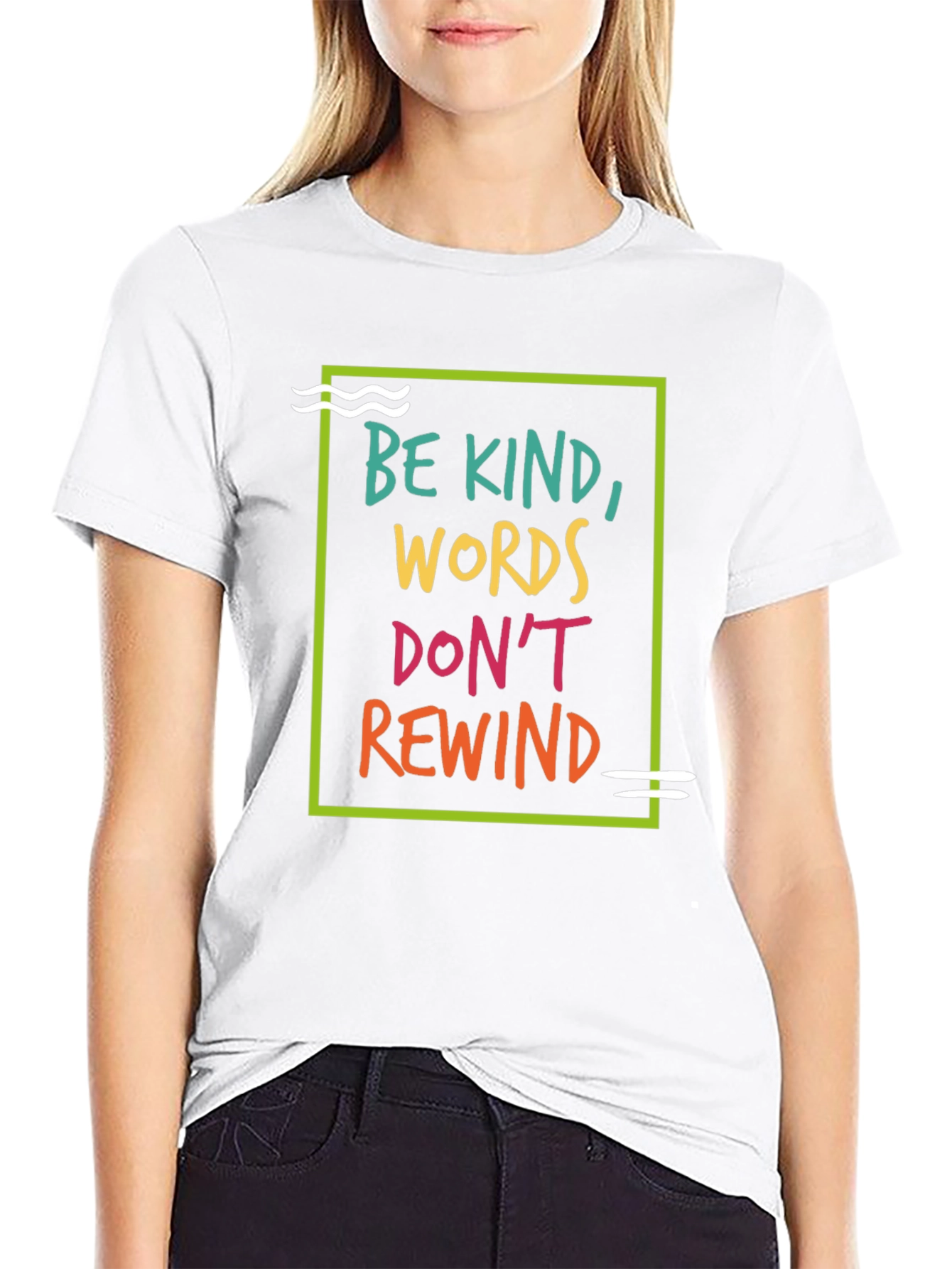 Be Kind Graphic Tee - Words Dont Rewind