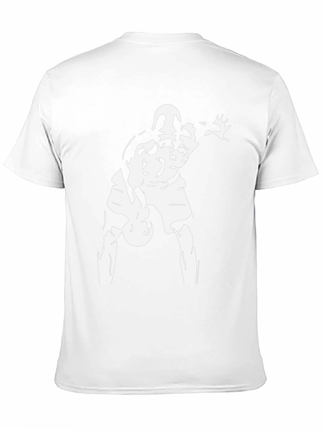 Basketball Player Graphic T-Shirt - Black Cotton Tee