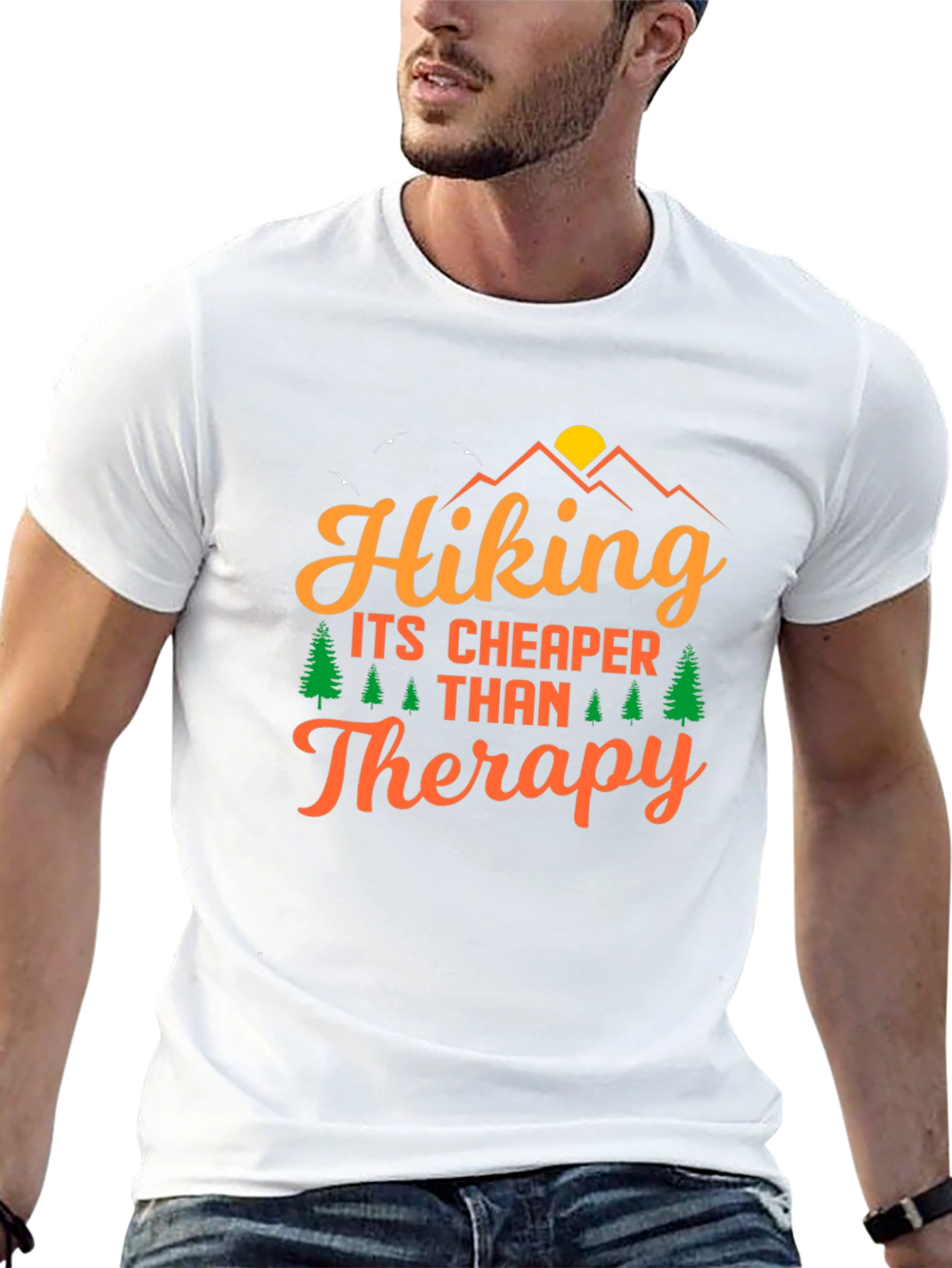 Hiking Therapy Graphic Tee