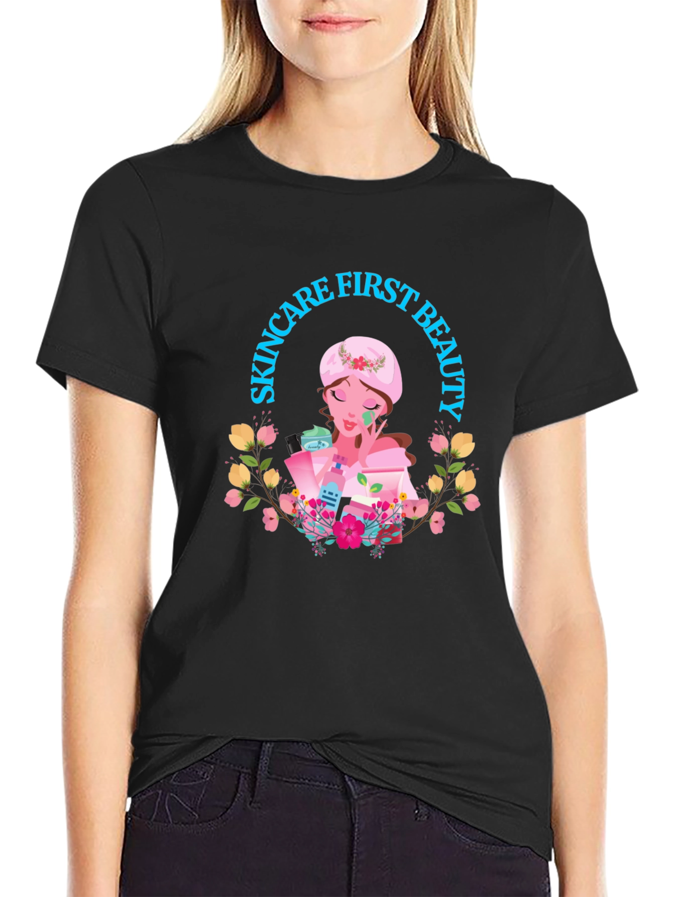 Skincare First Beauty Graphic Tee