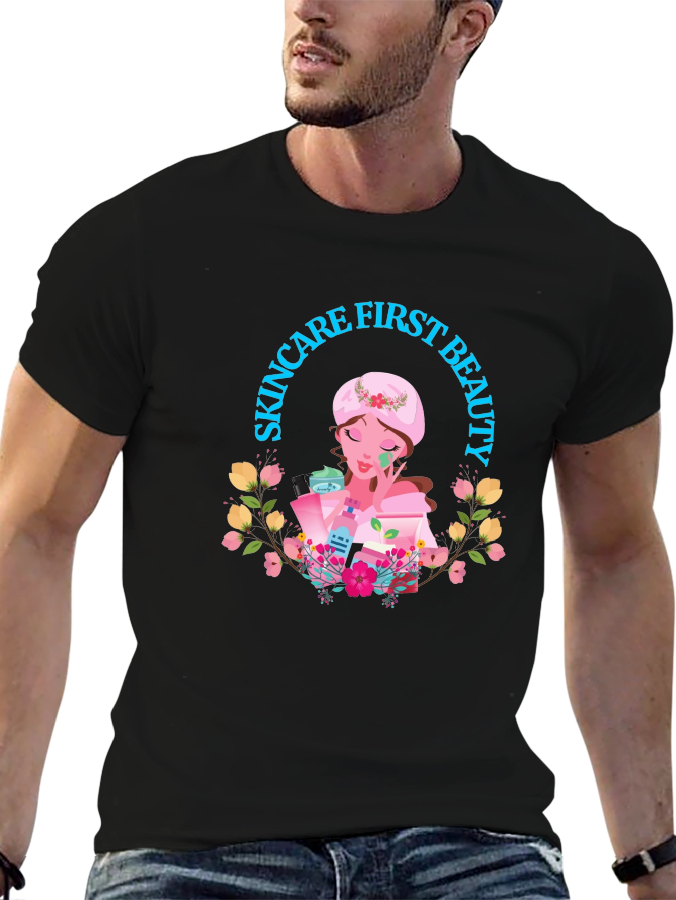 Skincare First Beauty Graphic Tee