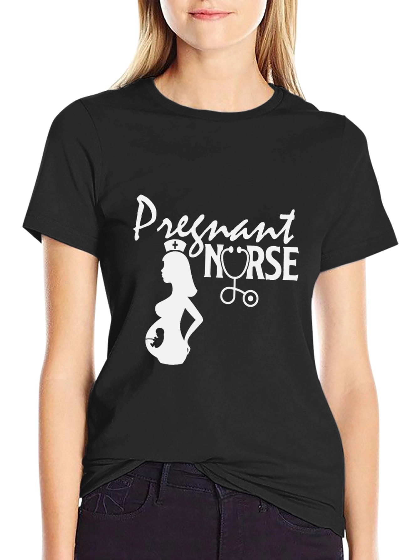 Pregnant Nurse T-Shirt - Gift for Expecting Nurses