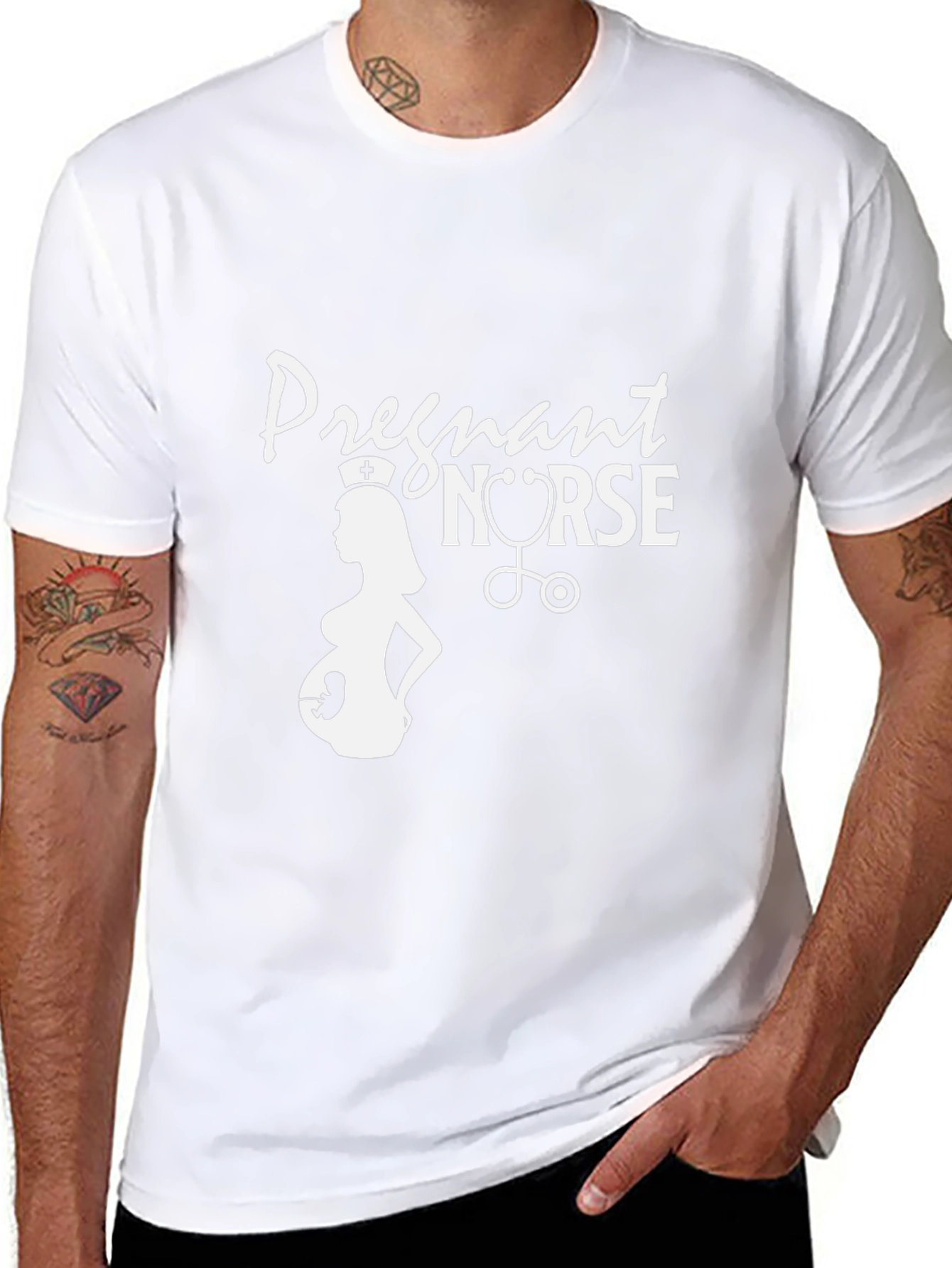 Pregnant Nurse T-Shirt - Gift for Expecting Nurses