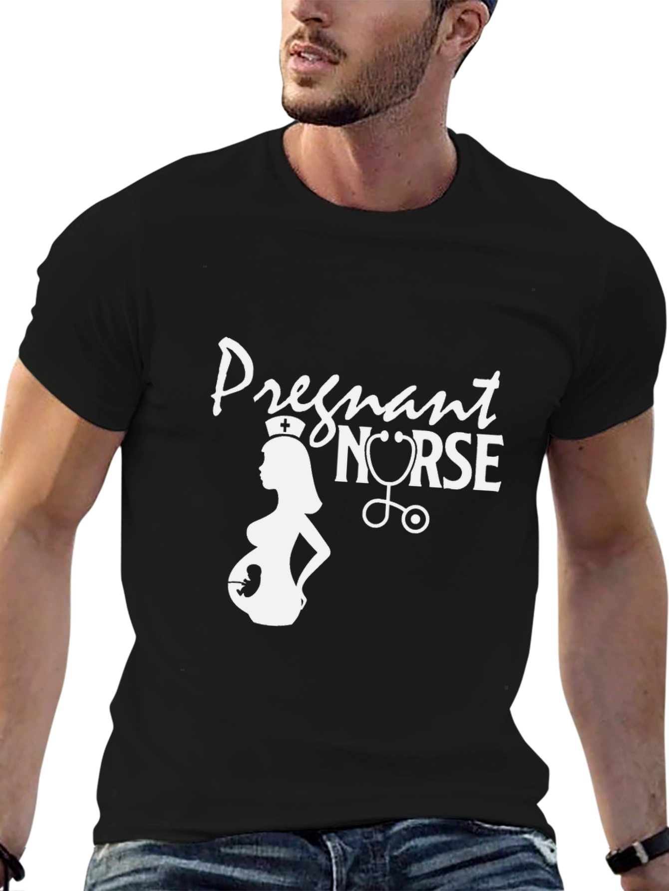 Pregnant Nurse T-Shirt - Gift for Expecting Nurses