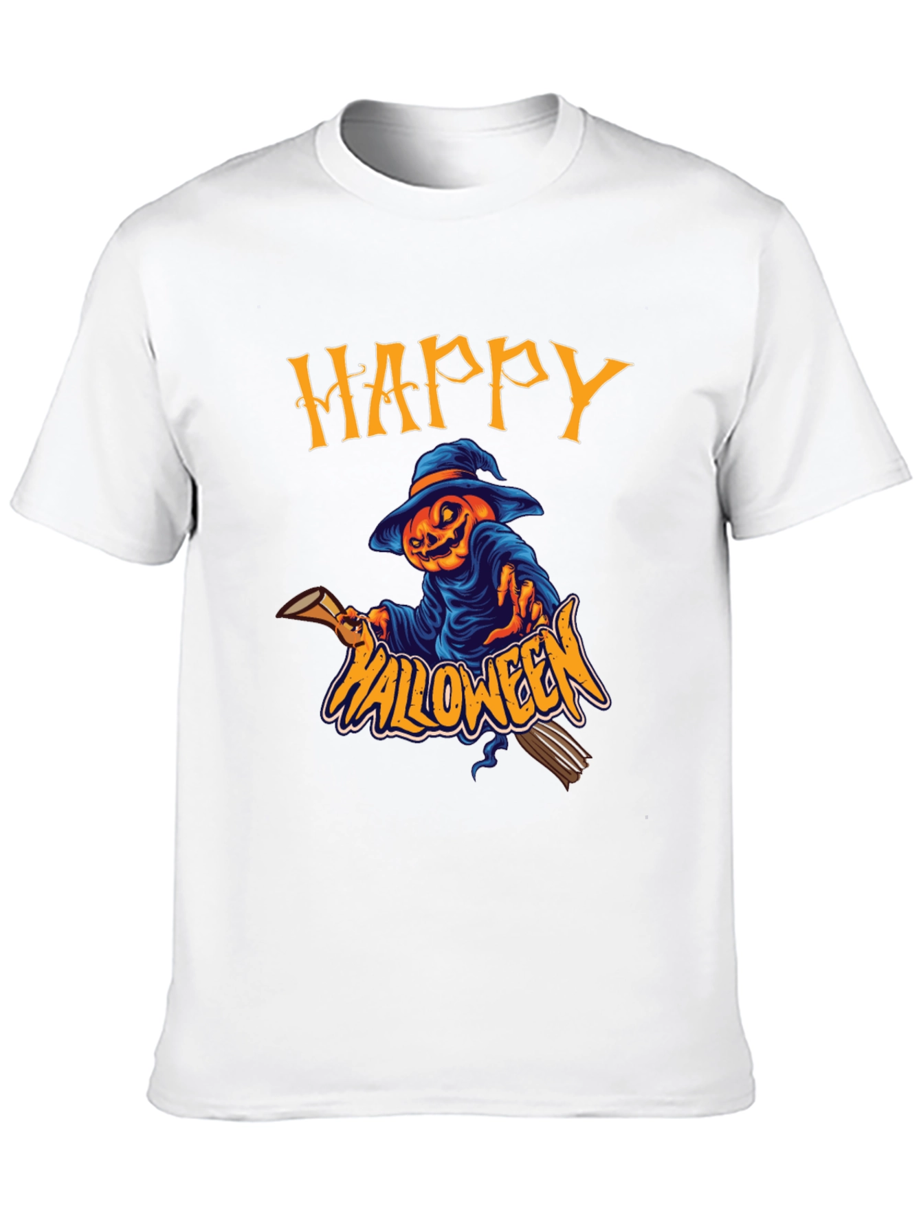 Happy Halloween Pumpkin Scarecrow T-Shirt