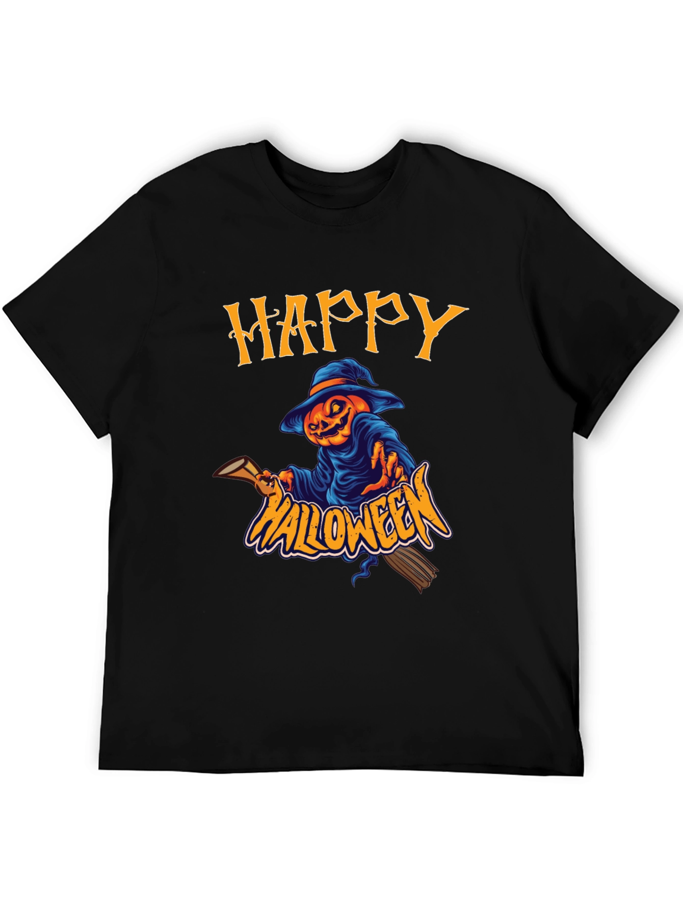 Happy Halloween Pumpkin Scarecrow T-Shirt