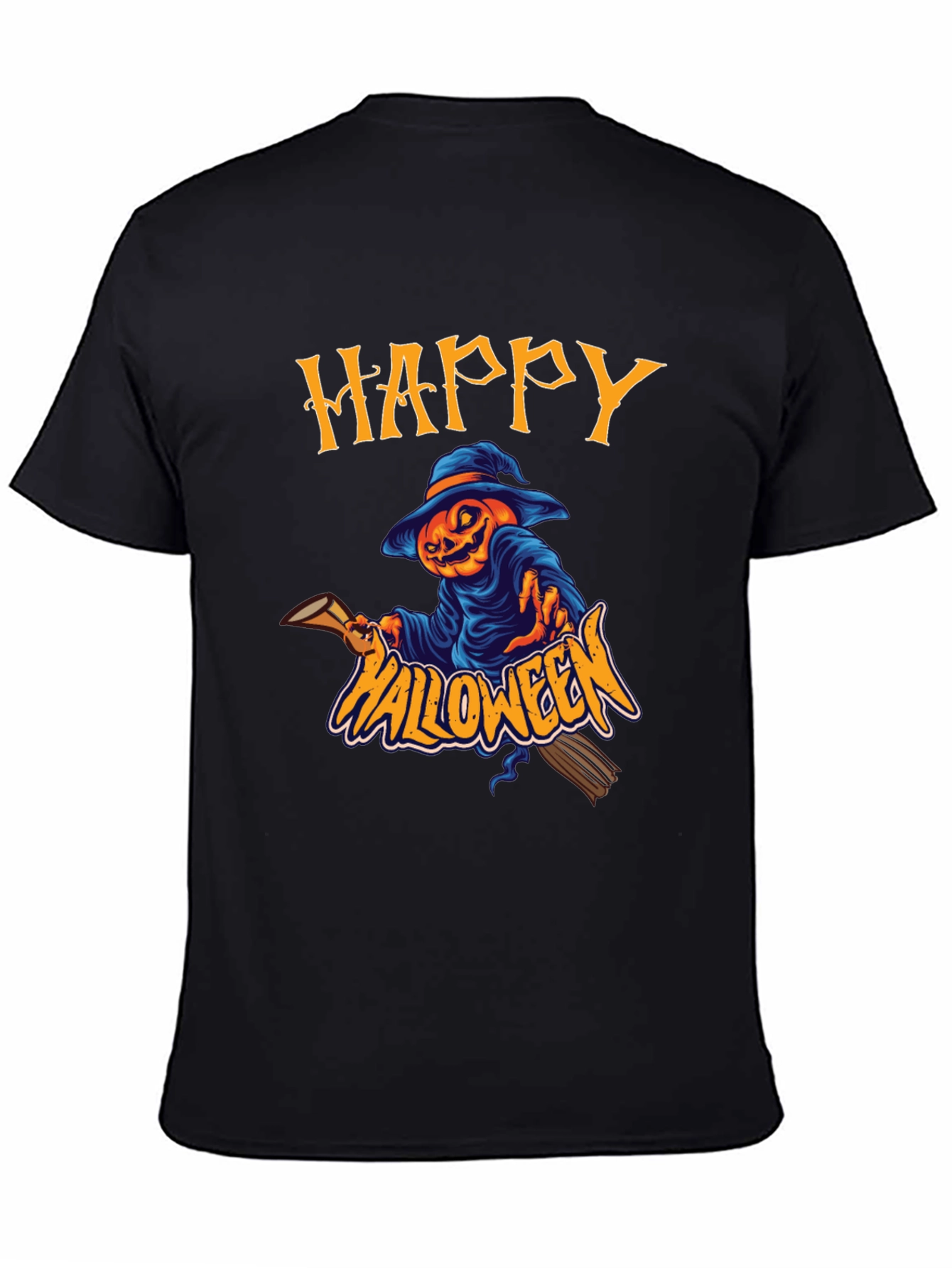 Happy Halloween Pumpkin Scarecrow T-Shirt