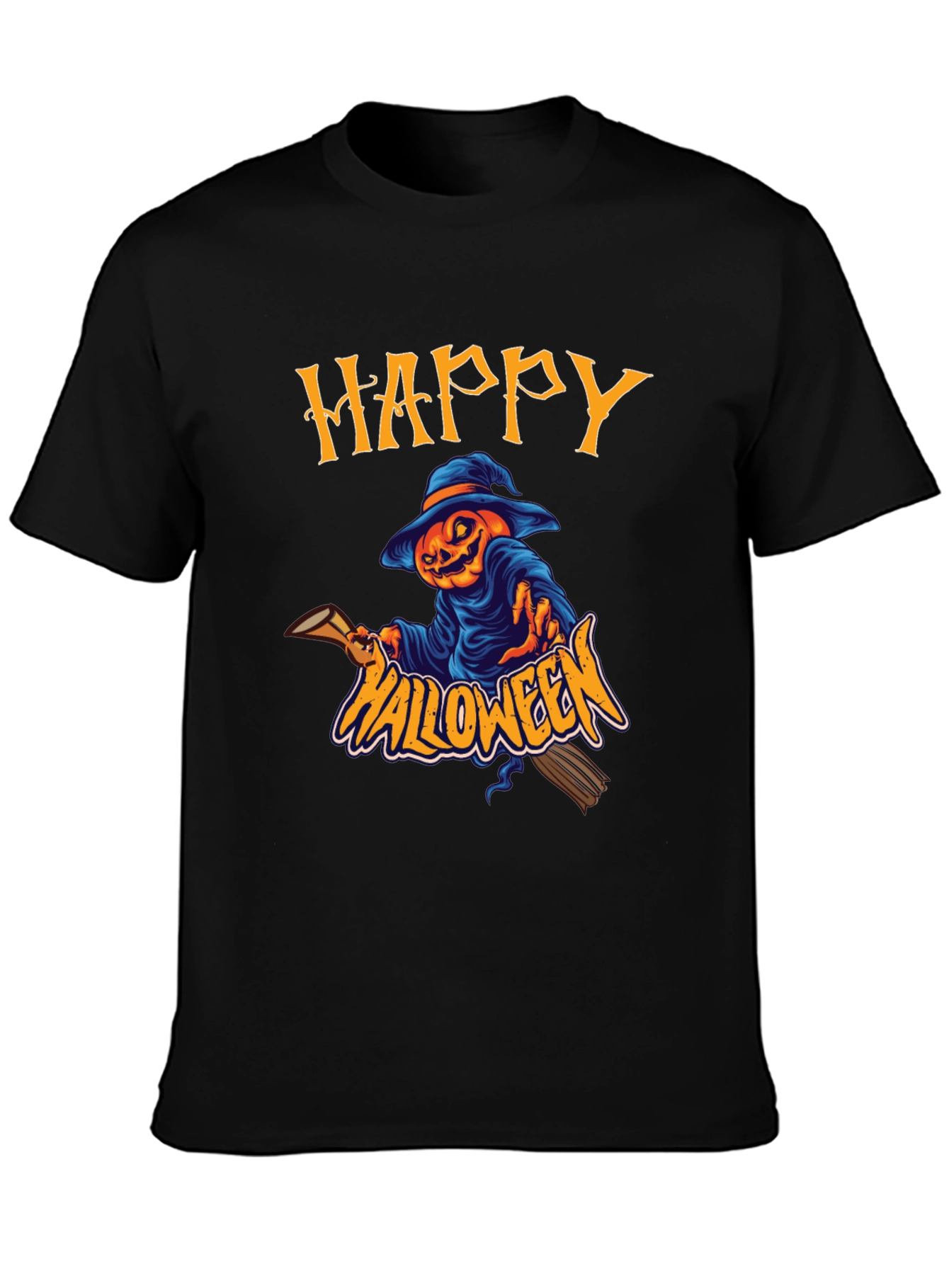 Happy Halloween Pumpkin Scarecrow T-Shirt