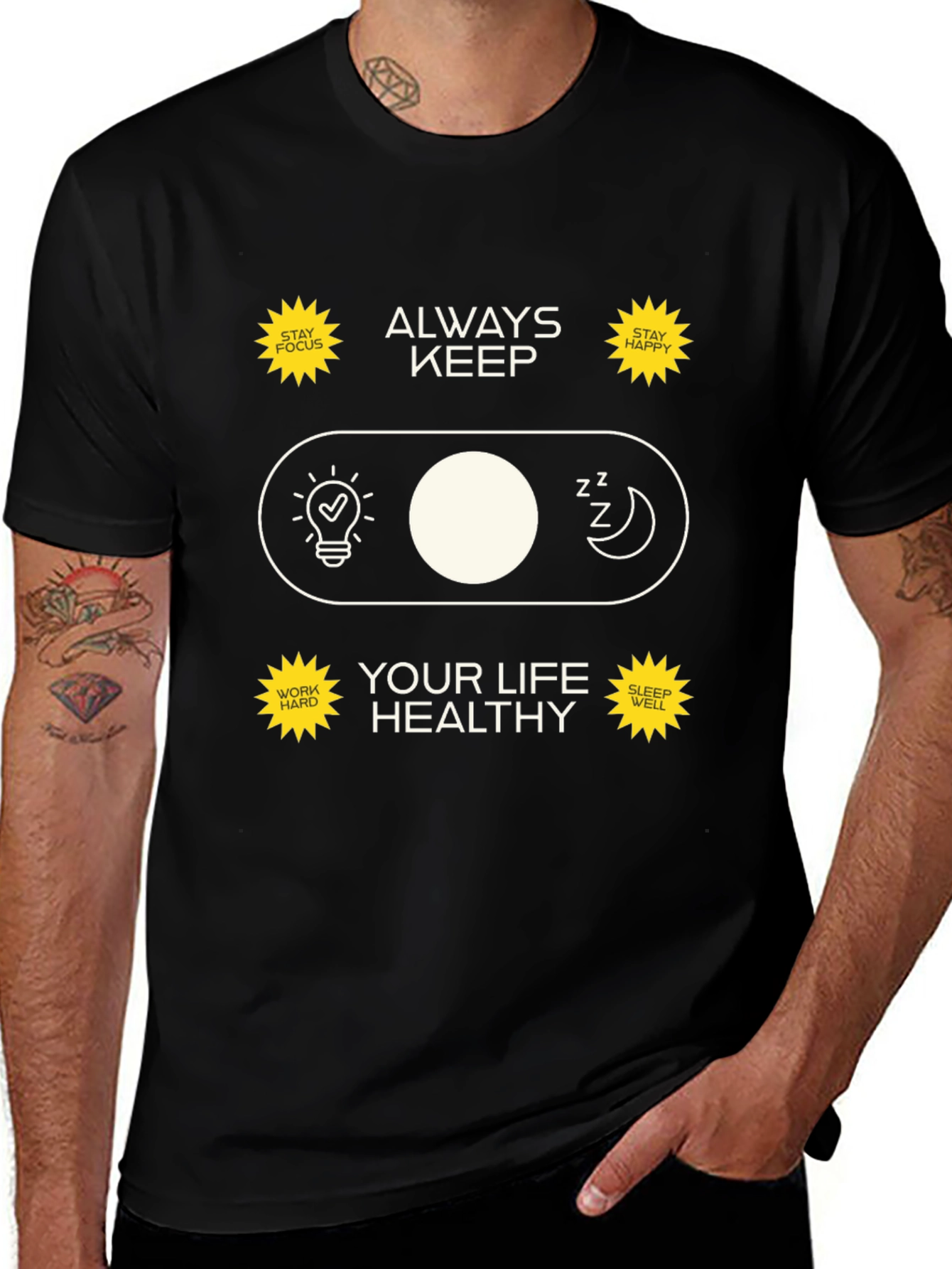 Always Keep Your Life Healthy Graphic Tee