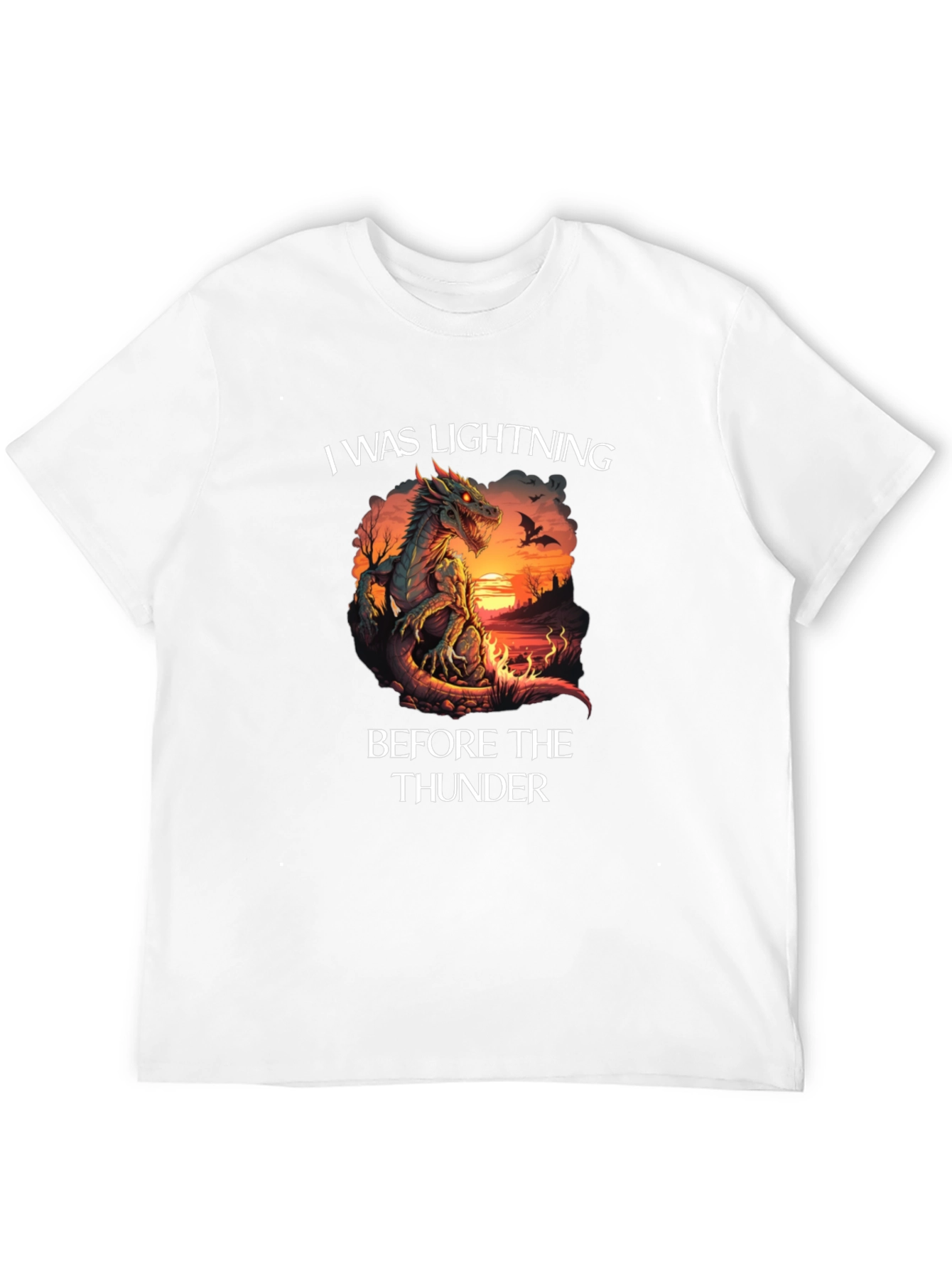 I Was Lightning Before The Thunder Dragon T-Shirt