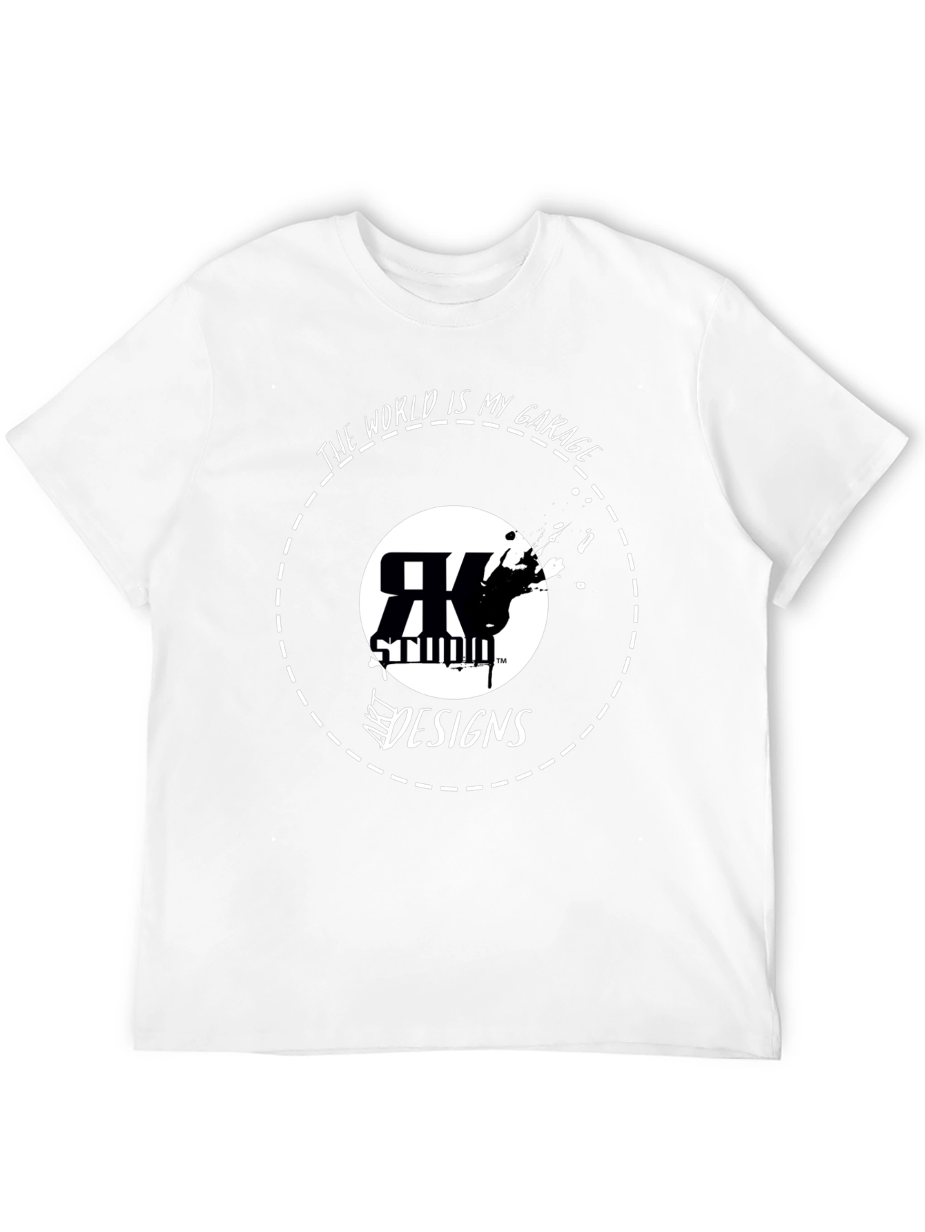 RK Studio Art Designs Black Graphic T-Shirt