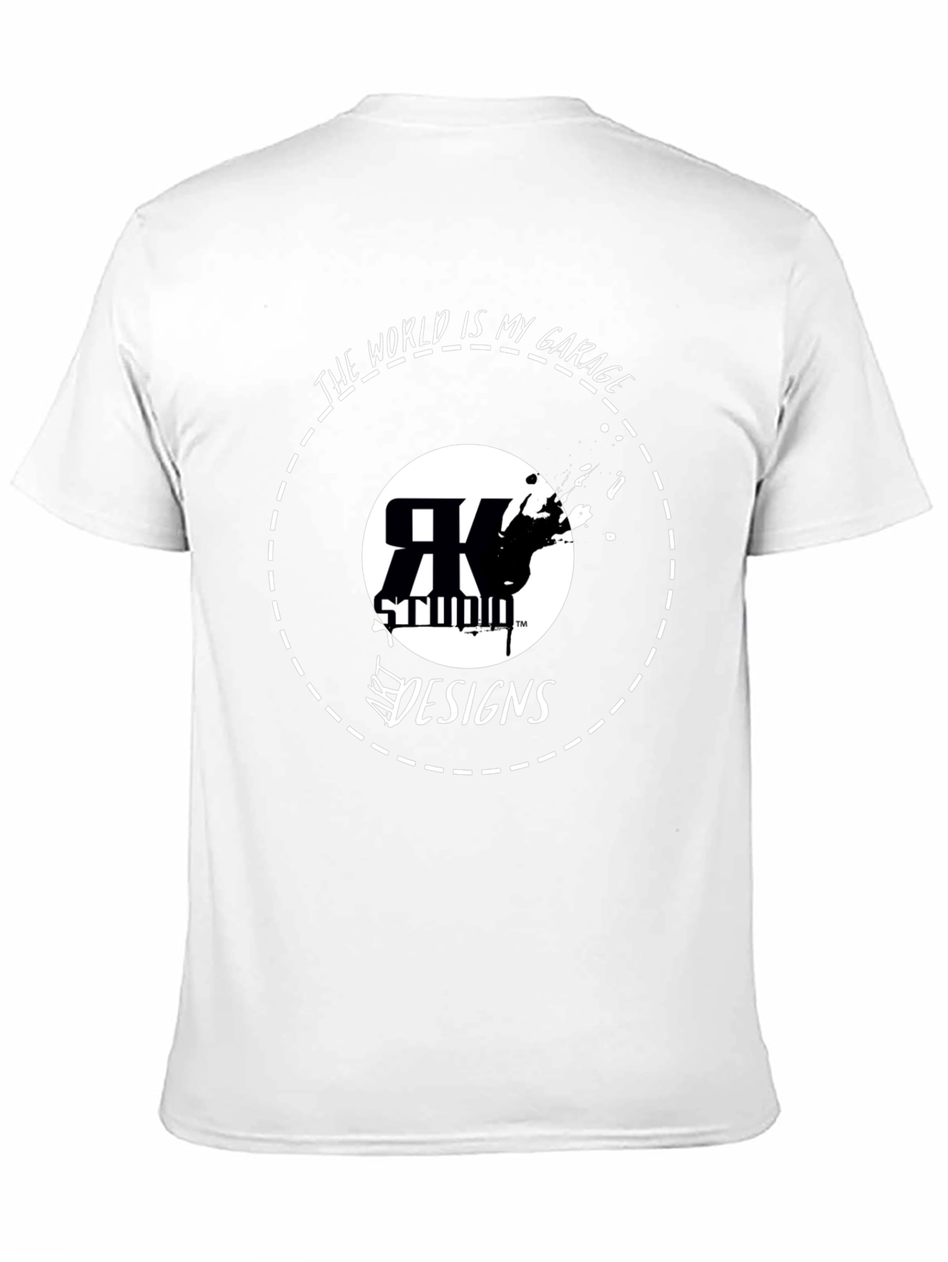 RK Studio Art Designs Black Graphic T-Shirt
