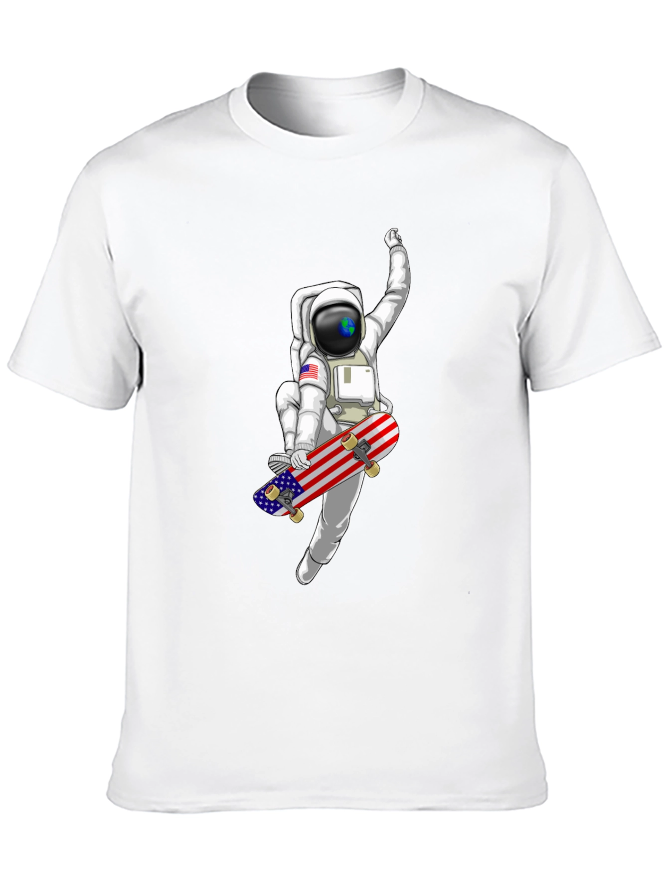 Astronaut Skateboard T-Shirt