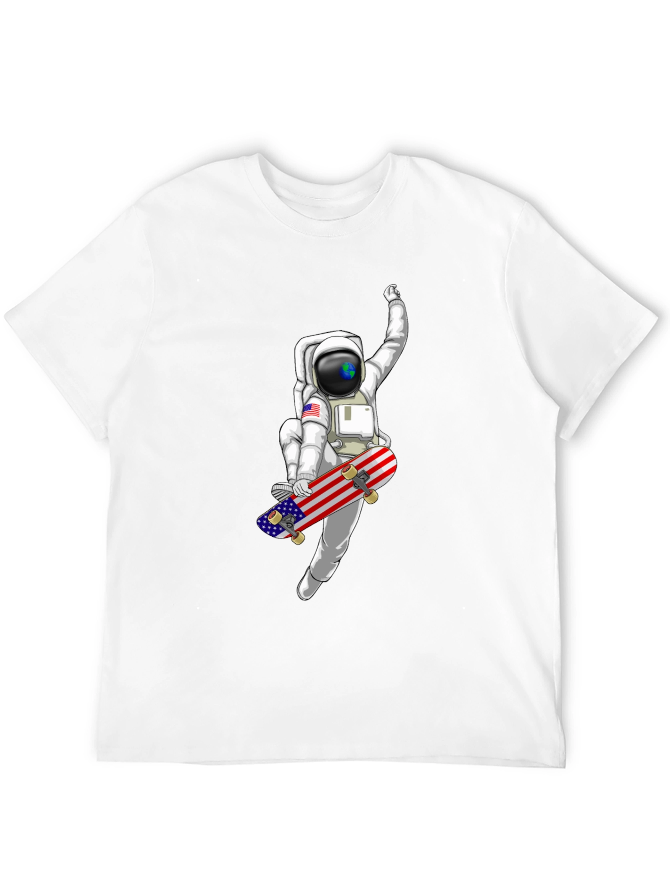 Astronaut Skateboard T-Shirt