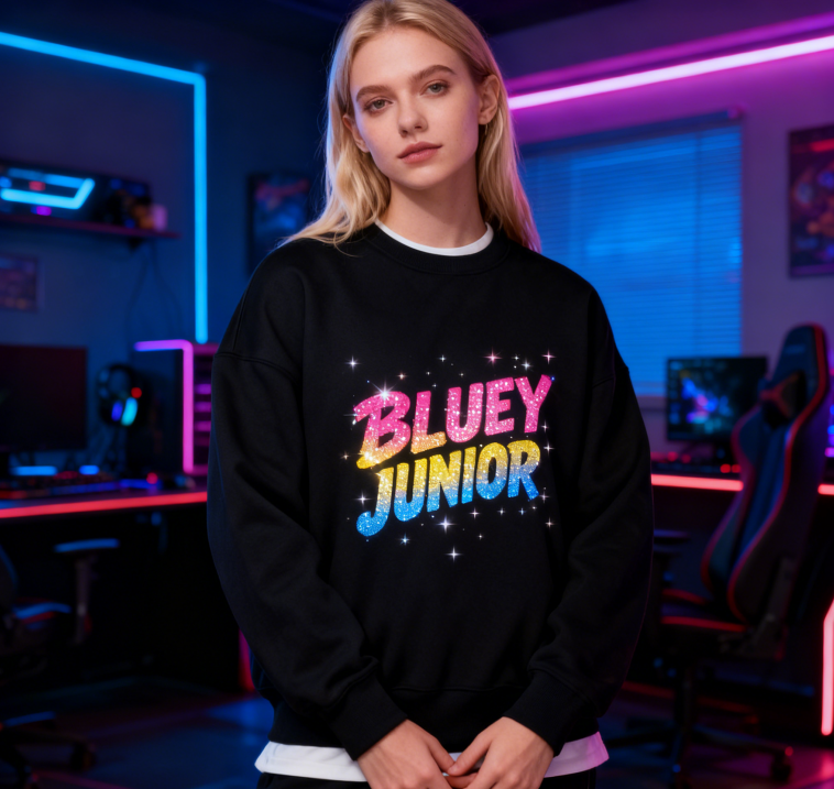 Urban Fashion Gradient Text Sweatshirt