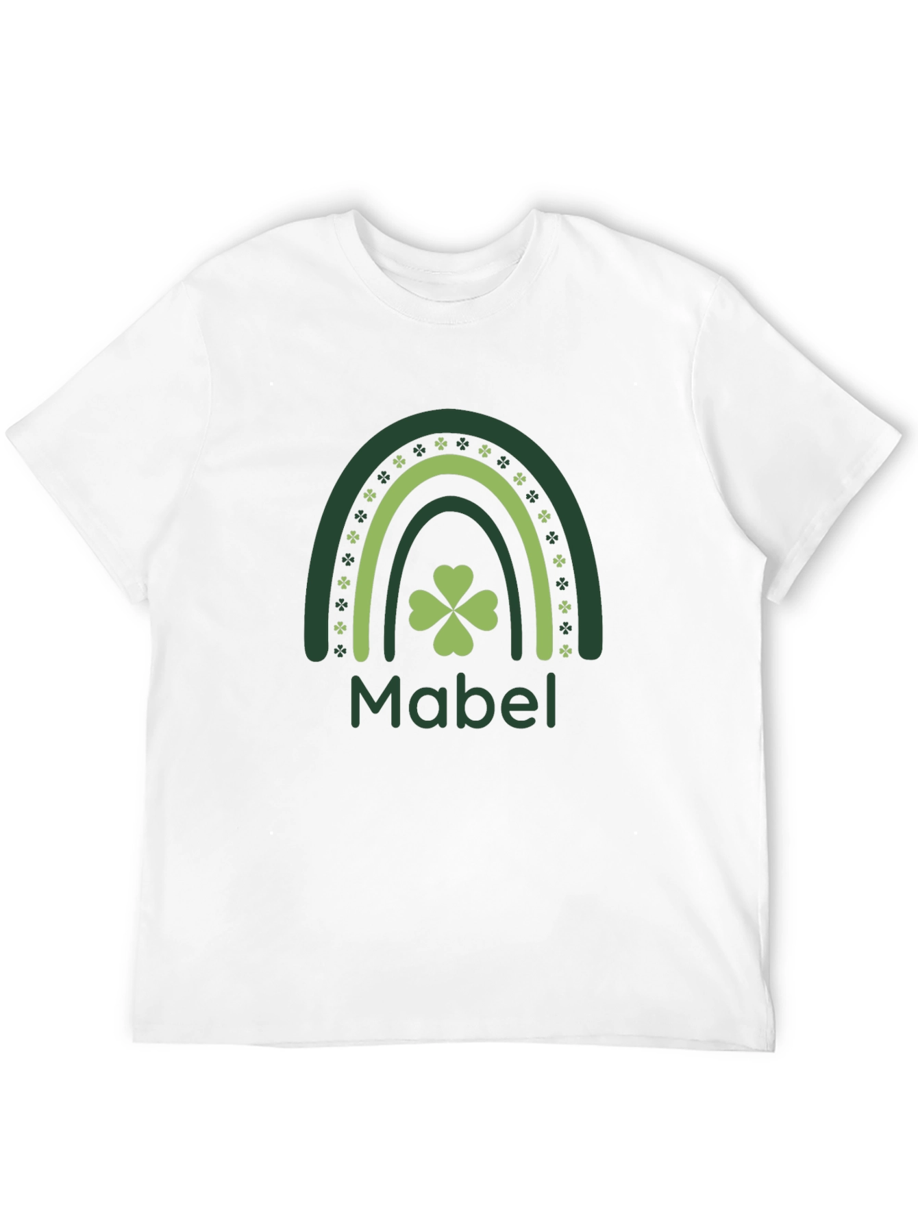 Mabels St. Patricks Day Clover Rainbow Tee
