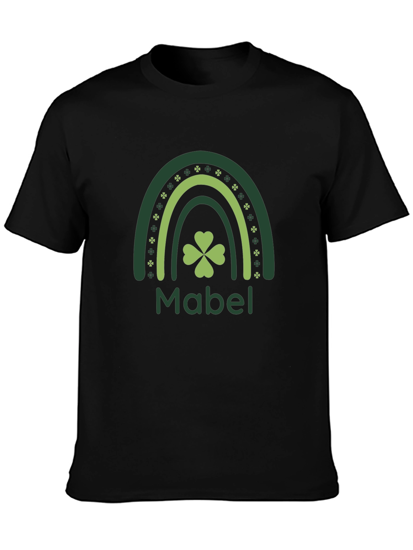 Mabels St. Patricks Day Clover Rainbow Tee