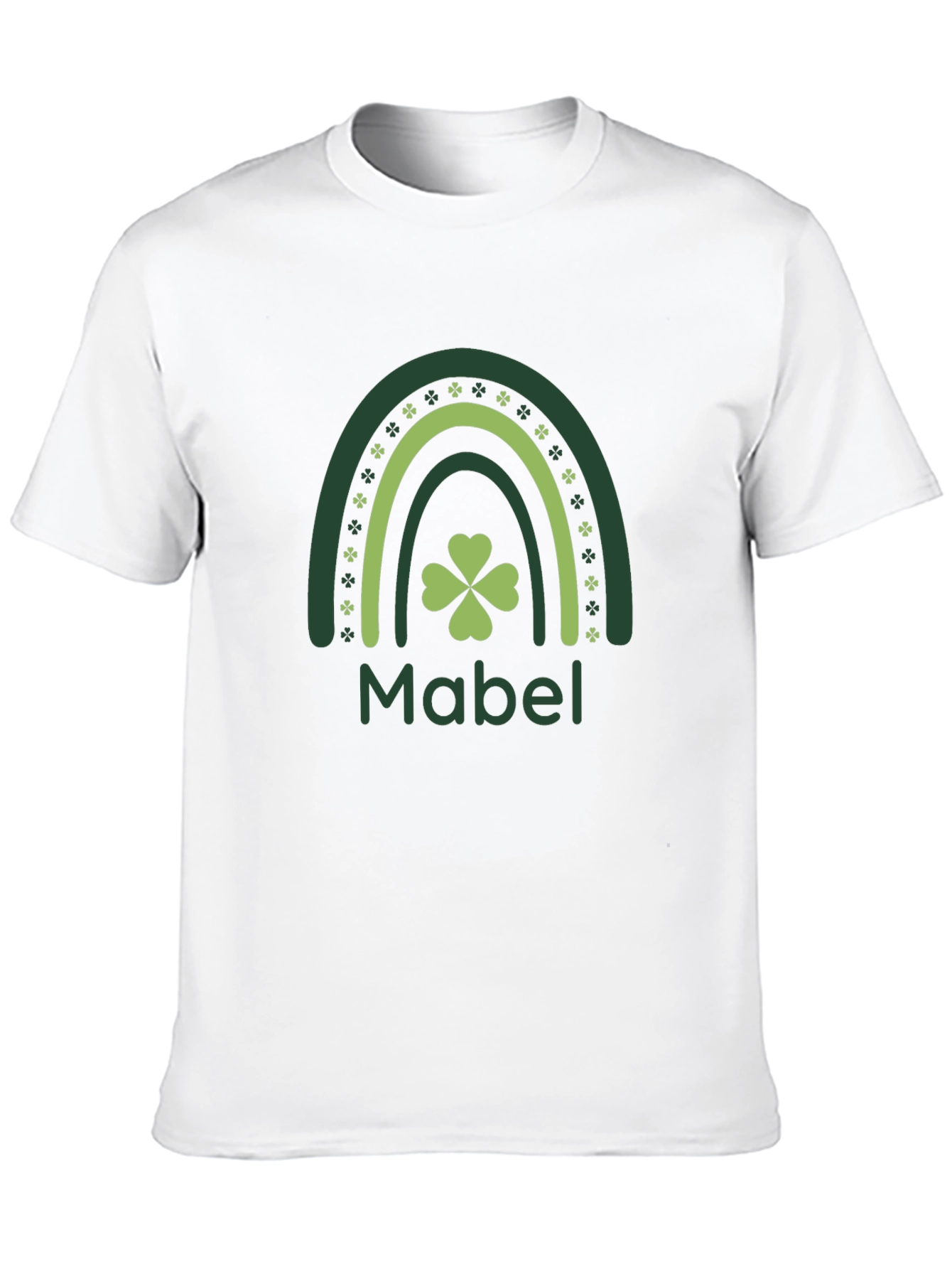 Mabels St. Patricks Day Clover Rainbow Tee
