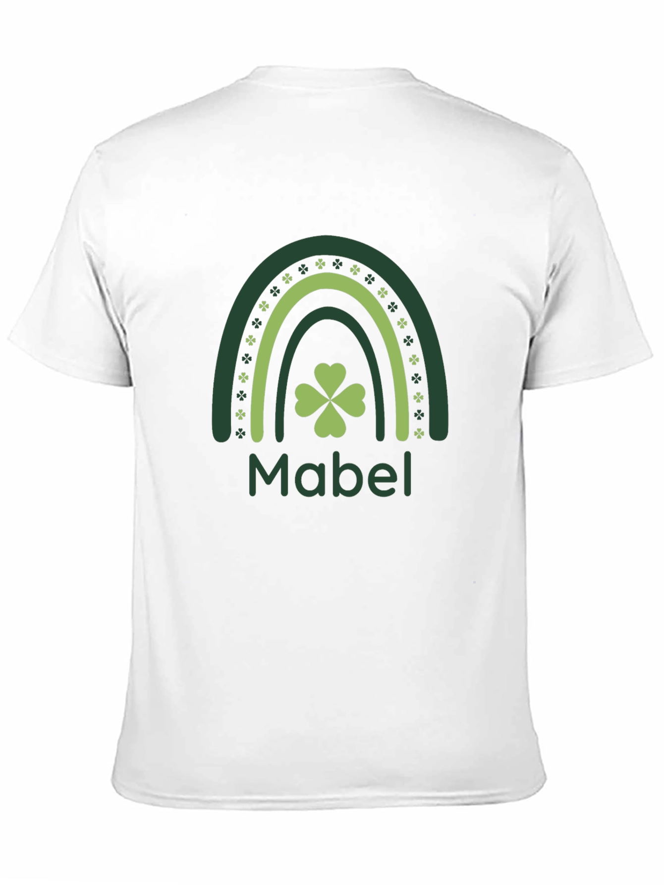 Mabels St. Patricks Day Clover Rainbow Tee