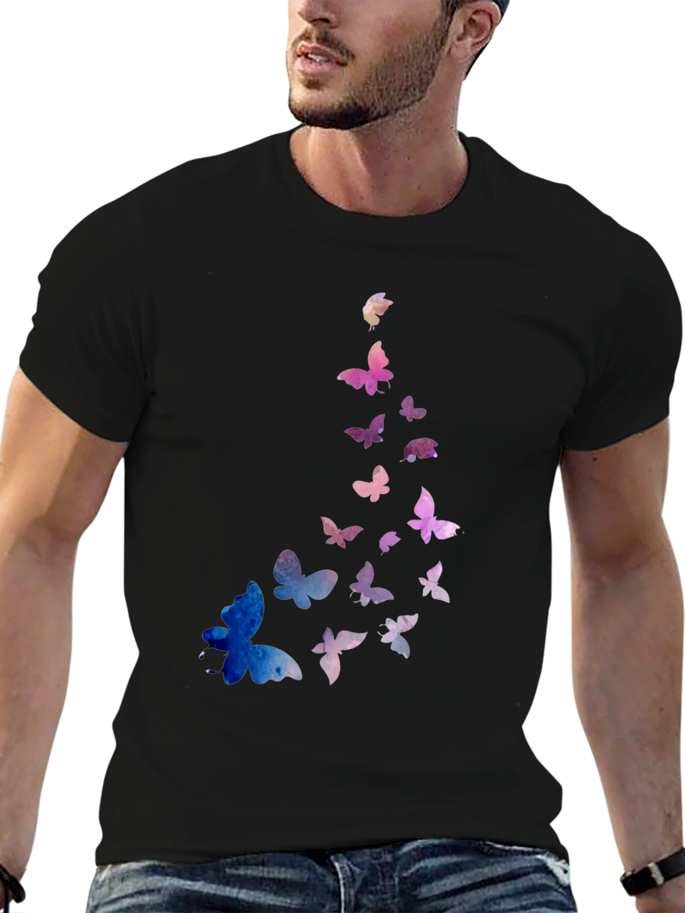 Butterfly Graphic Mens Tee