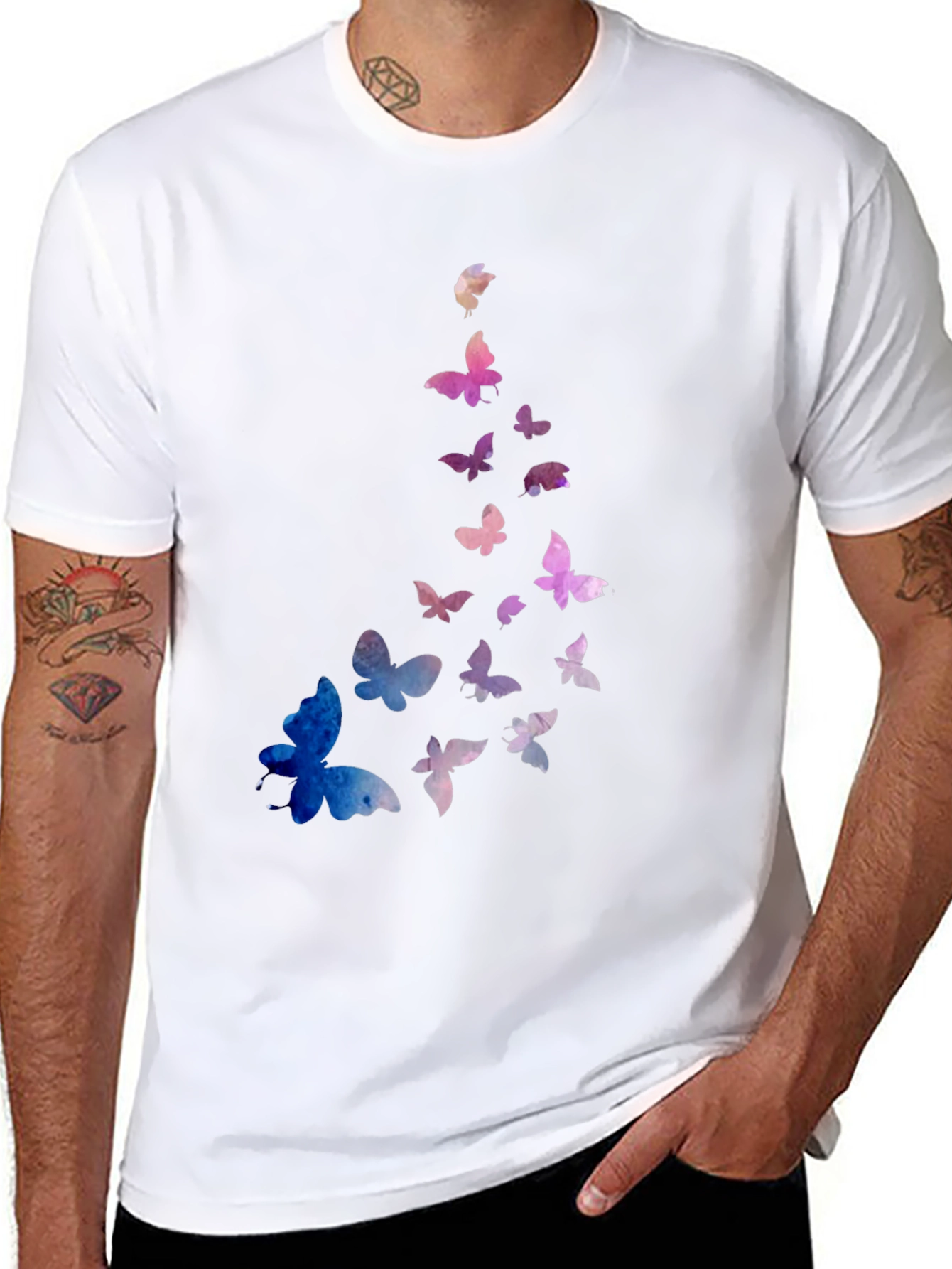 Butterfly Graphic Mens Tee