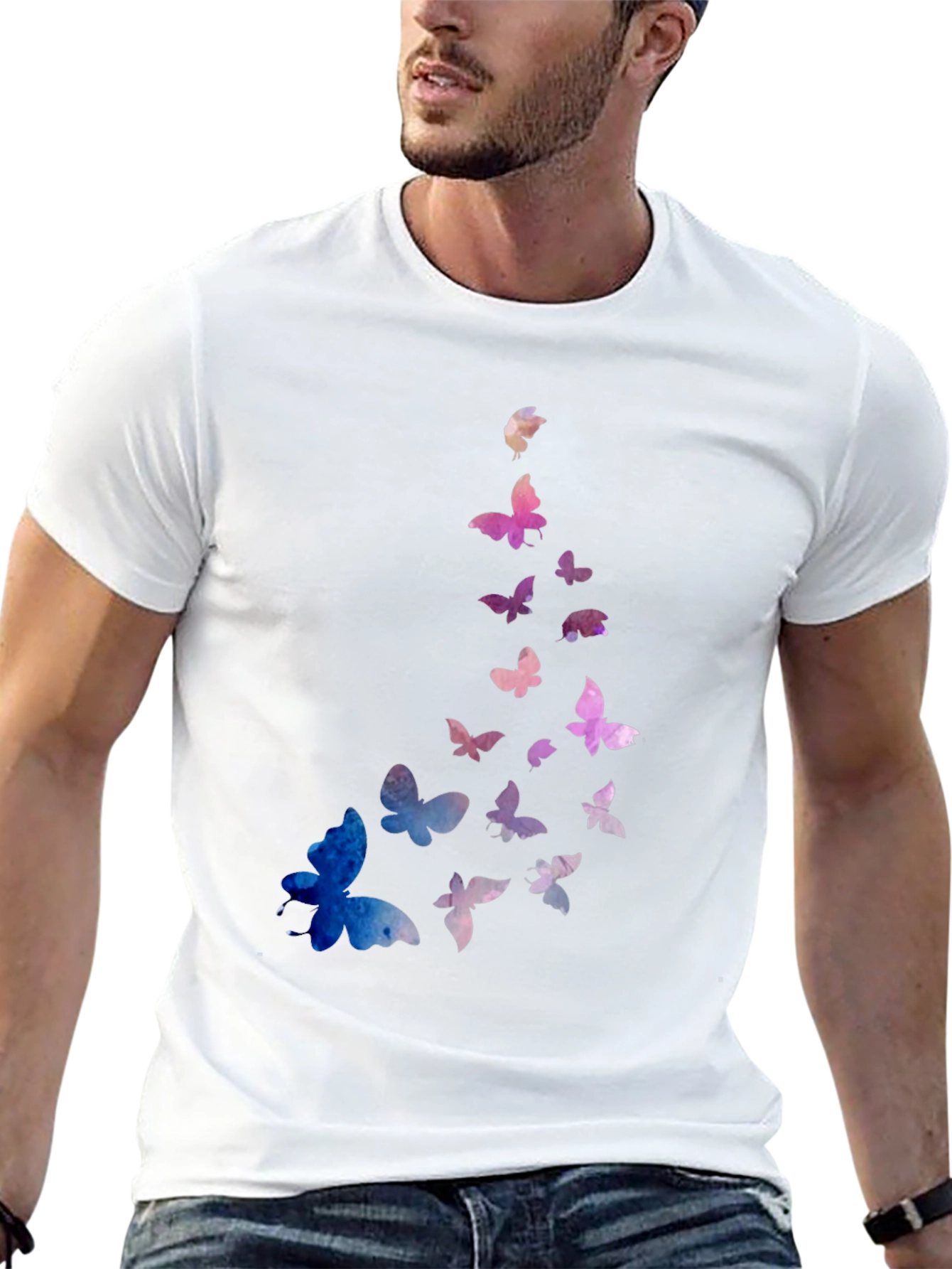 Butterfly Graphic Mens Tee