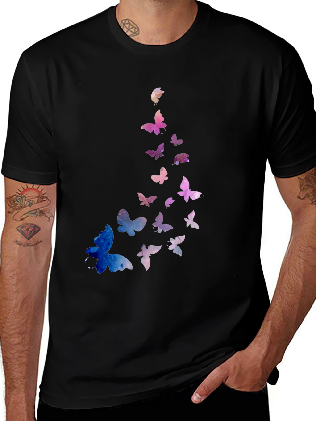 Butterfly Graphic Mens Tee
