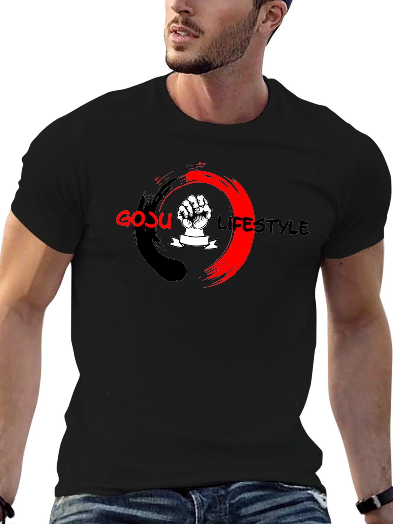 Goju Lifestyle Graphic Tee - Black
