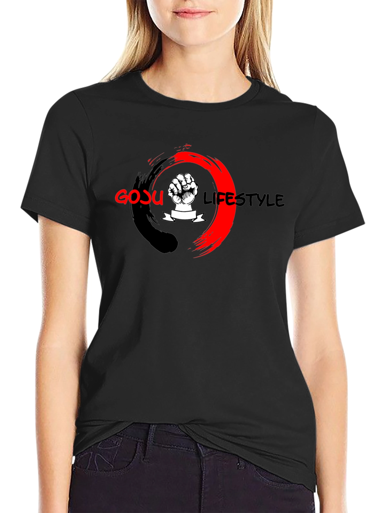 Goju Lifestyle Graphic Tee - Black