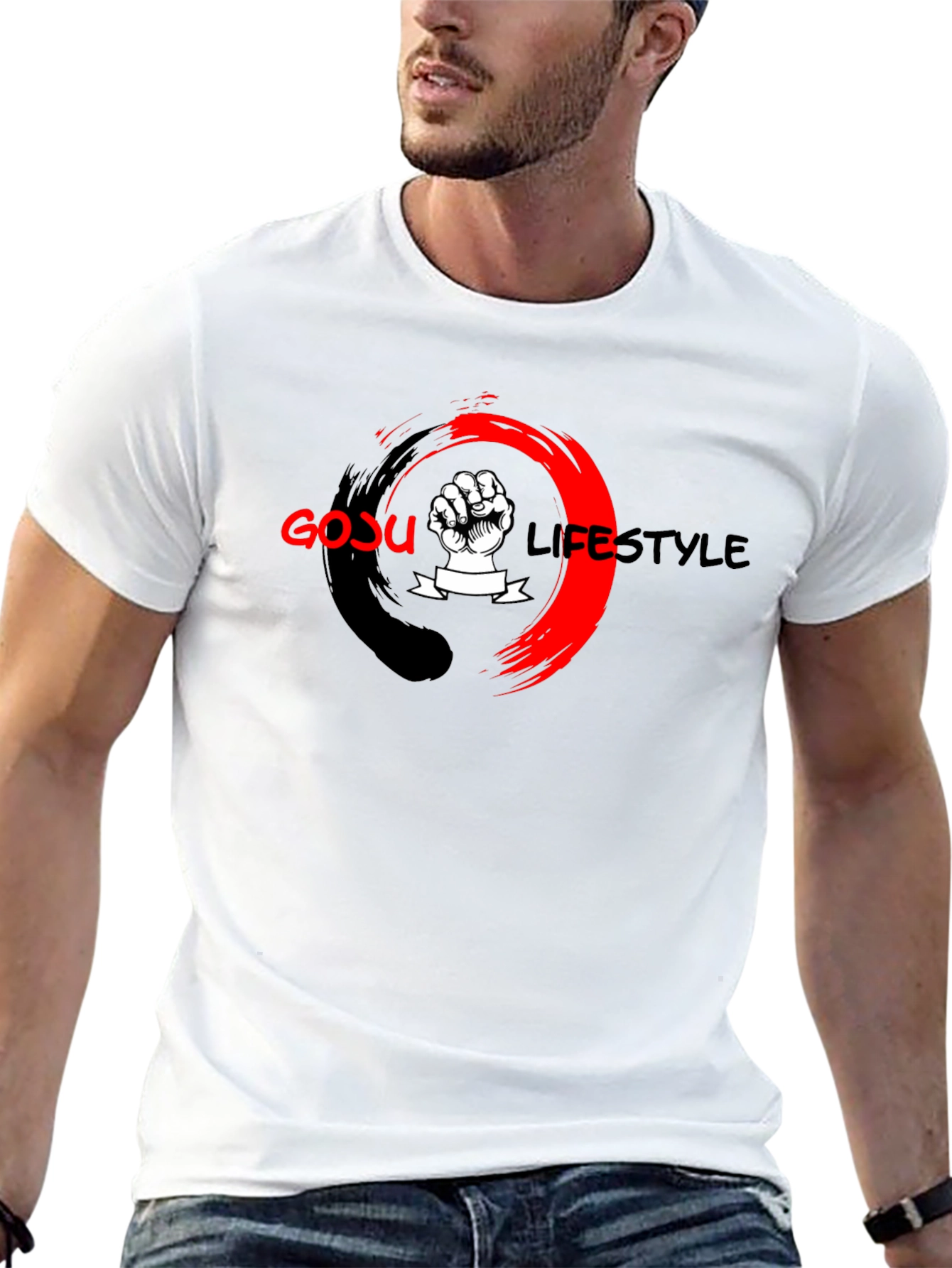 Goju Lifestyle Graphic Tee - Black