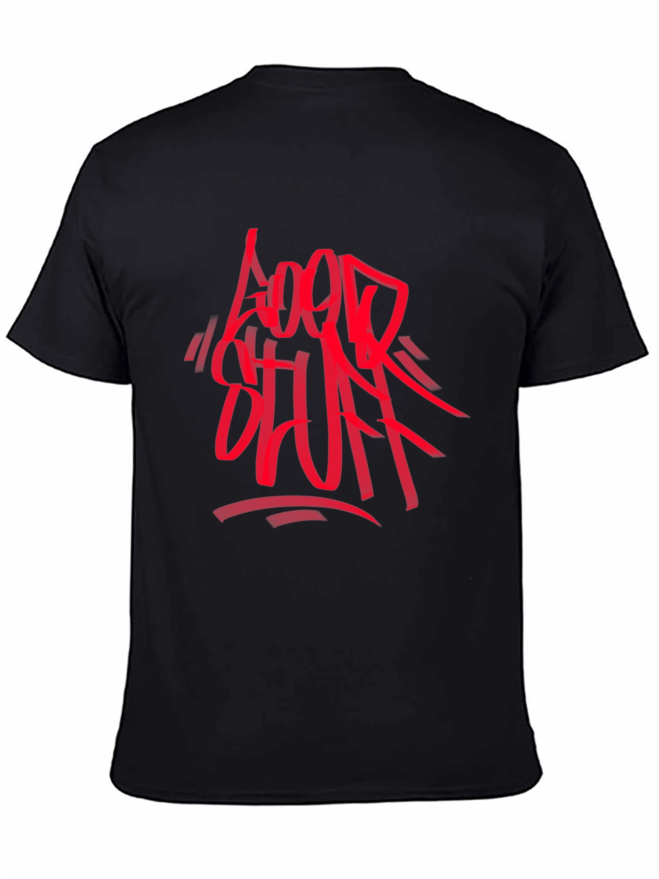 Good Stuff Graphic Print Black T-Shirt