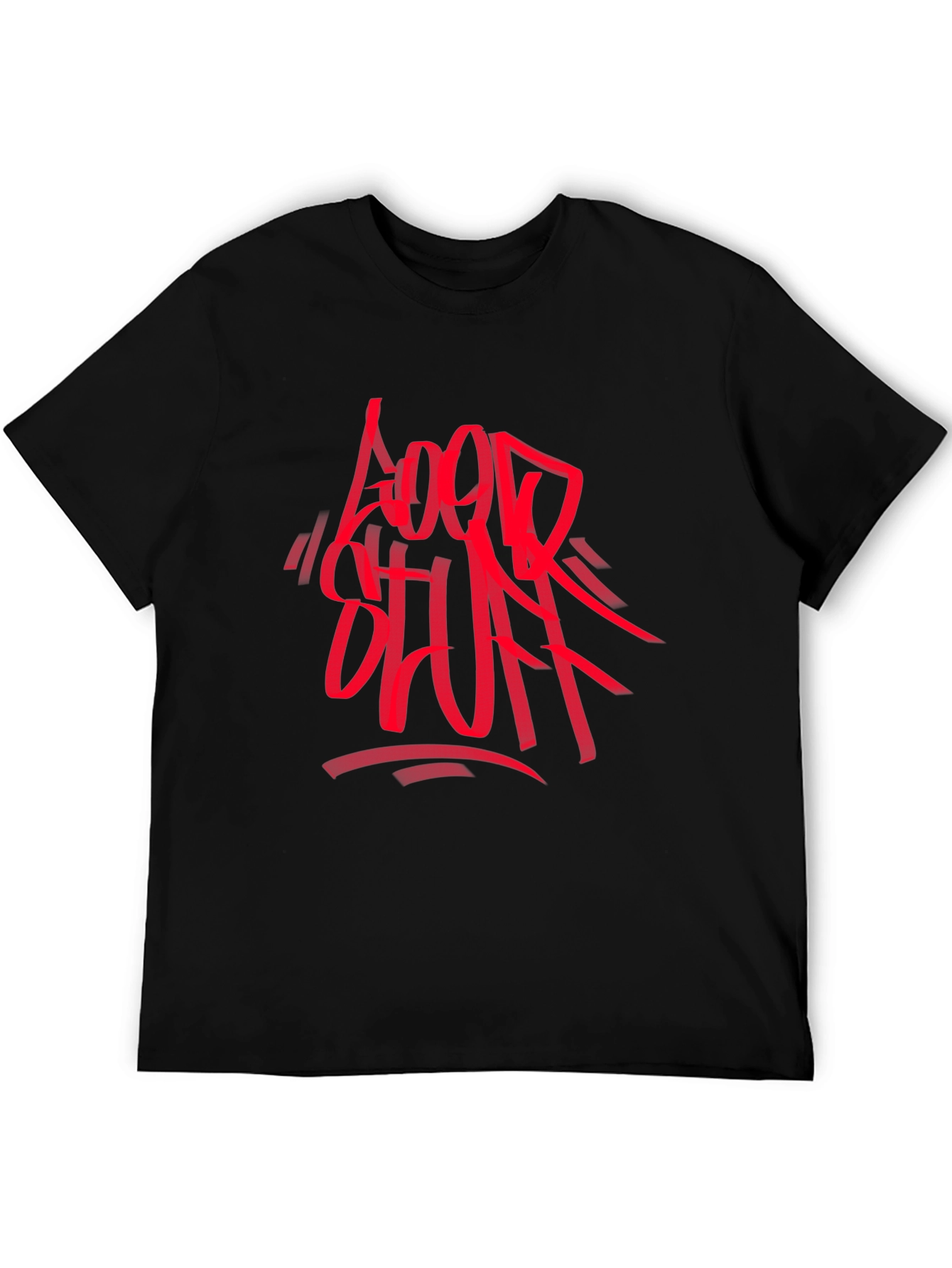 Good Stuff Graphic Print Black T-Shirt
