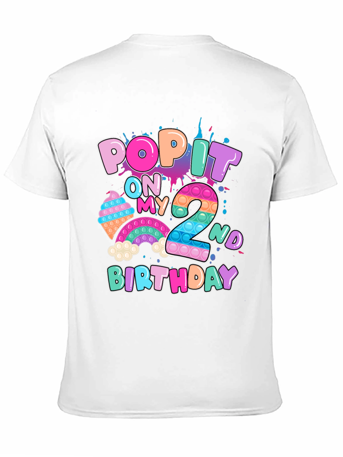 Pop It On My 2nd Birthday T-Shirt
