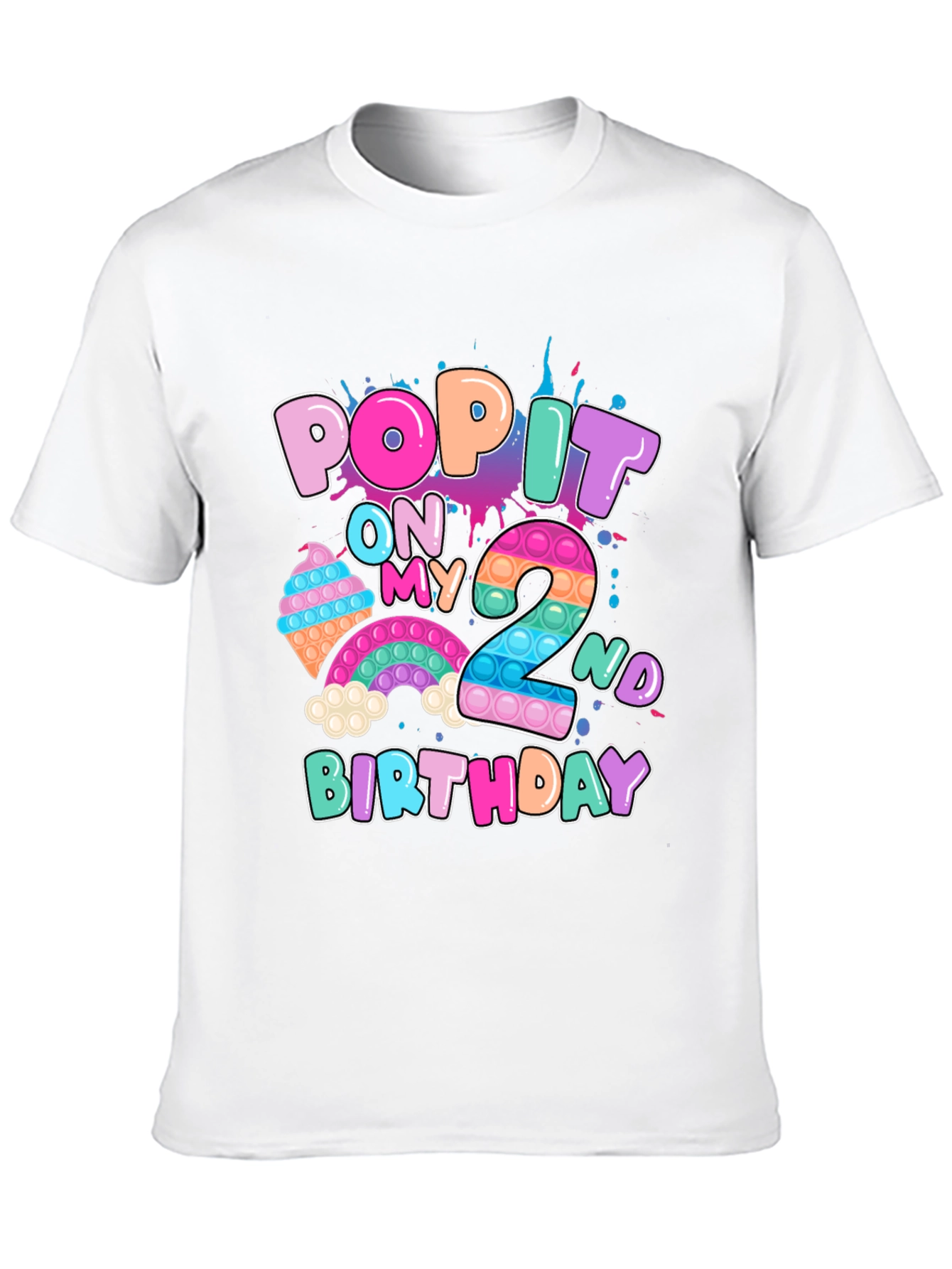 Pop It On My 2nd Birthday T-Shirt