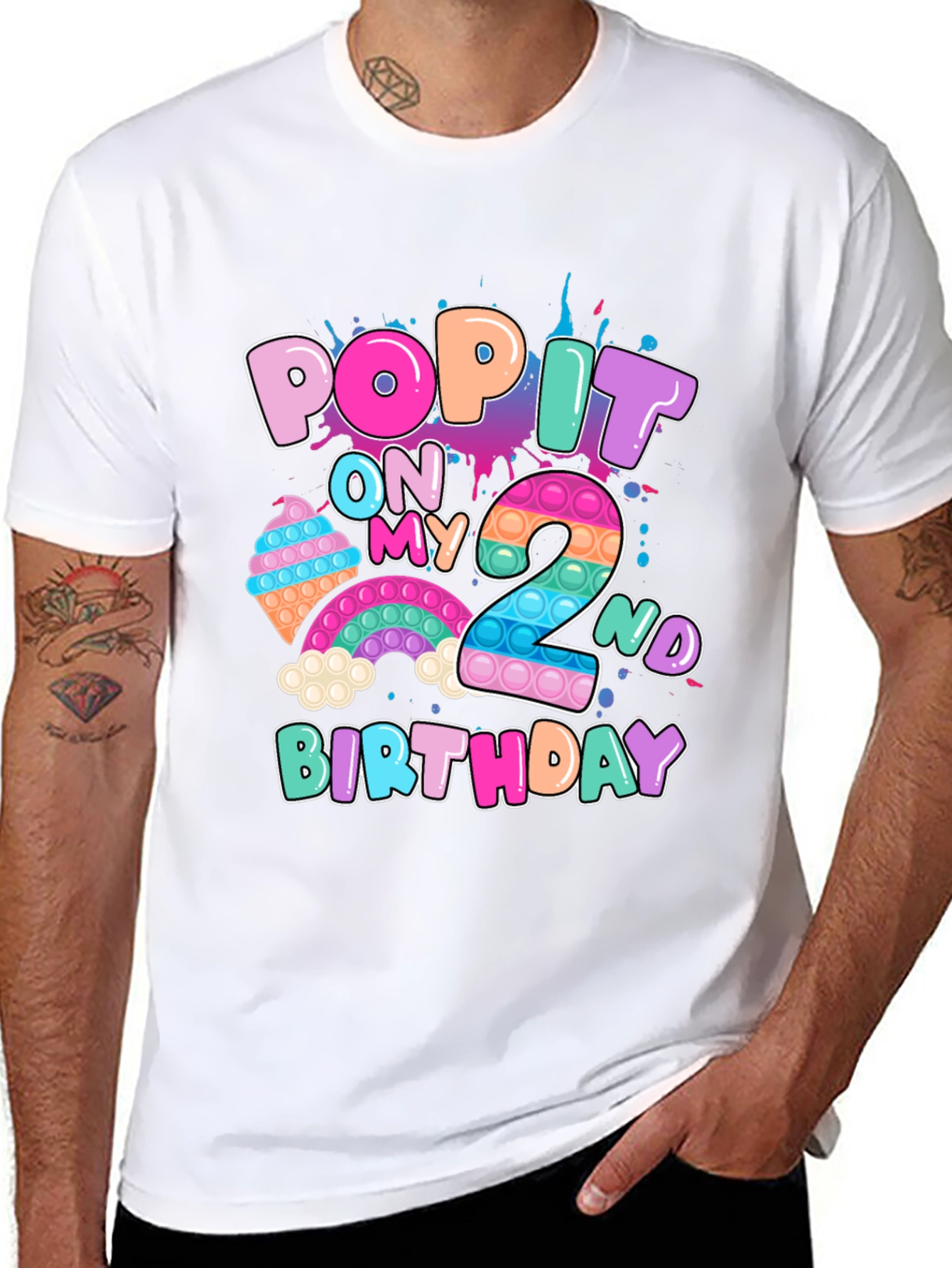 Pop It On My 2nd Birthday T-Shirt