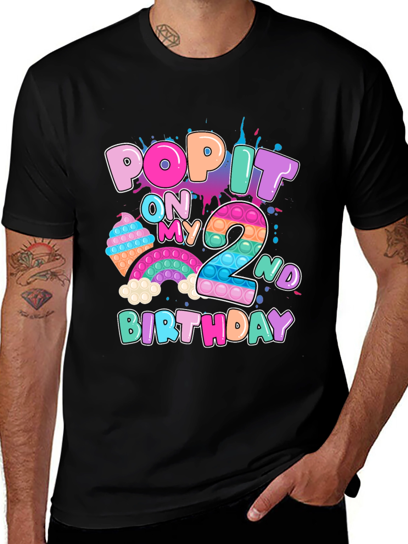 Pop It On My 2nd Birthday T-Shirt