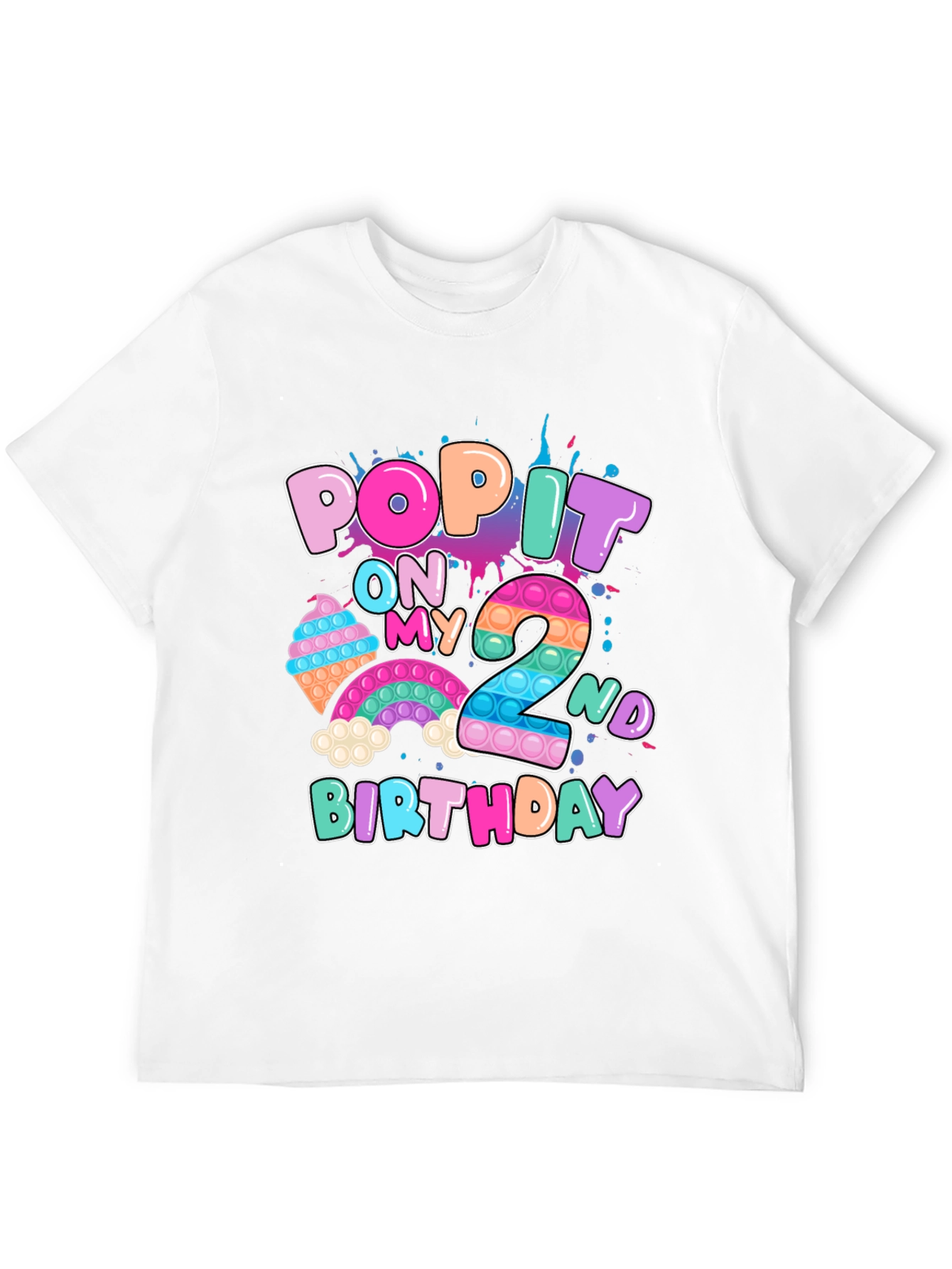 Pop It On My 2nd Birthday T-Shirt