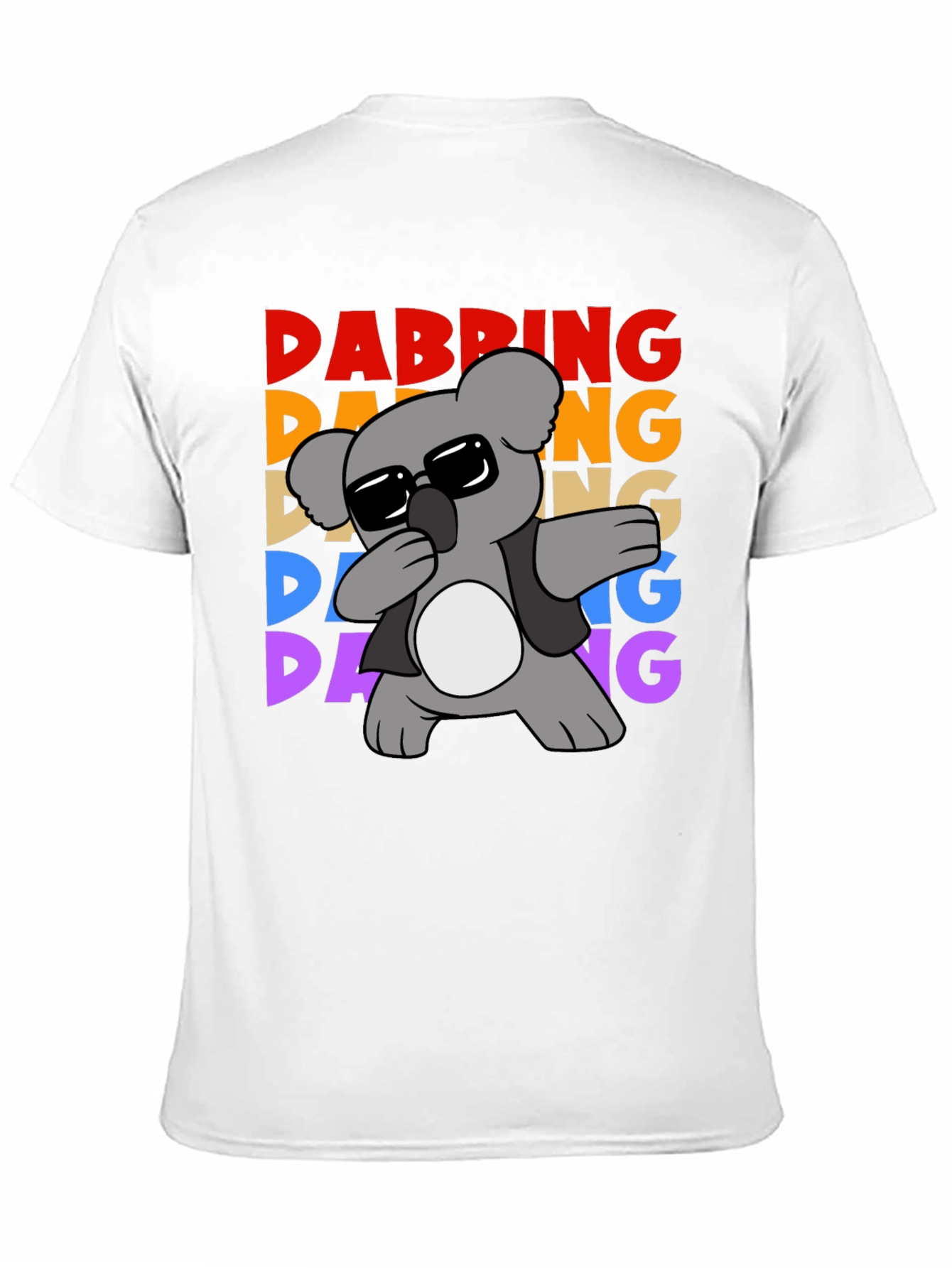 Dabbing Koala Graphic Tee - Mens Black T-Shirt
