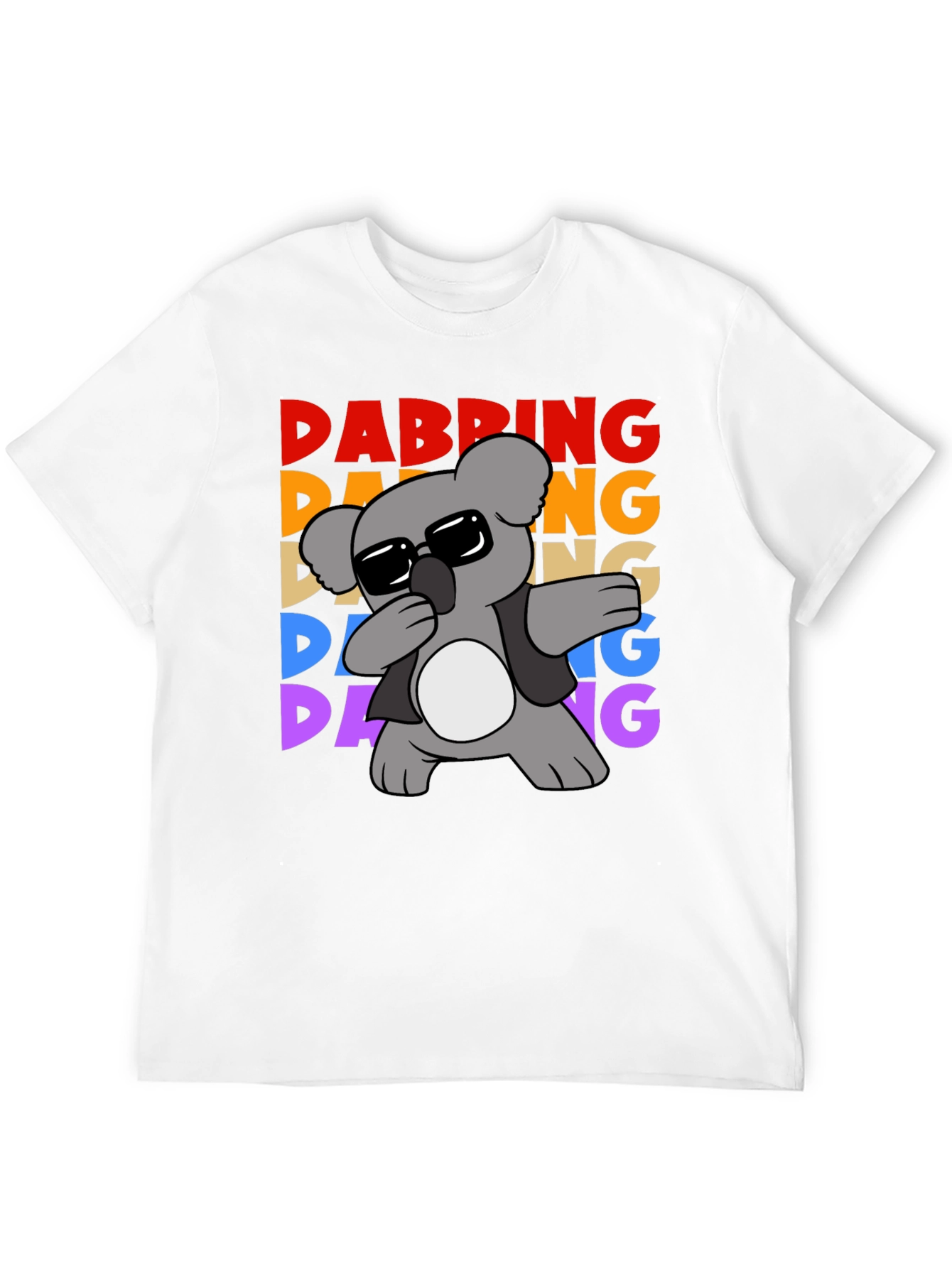 Dabbing Koala Graphic Tee - Mens Black T-Shirt